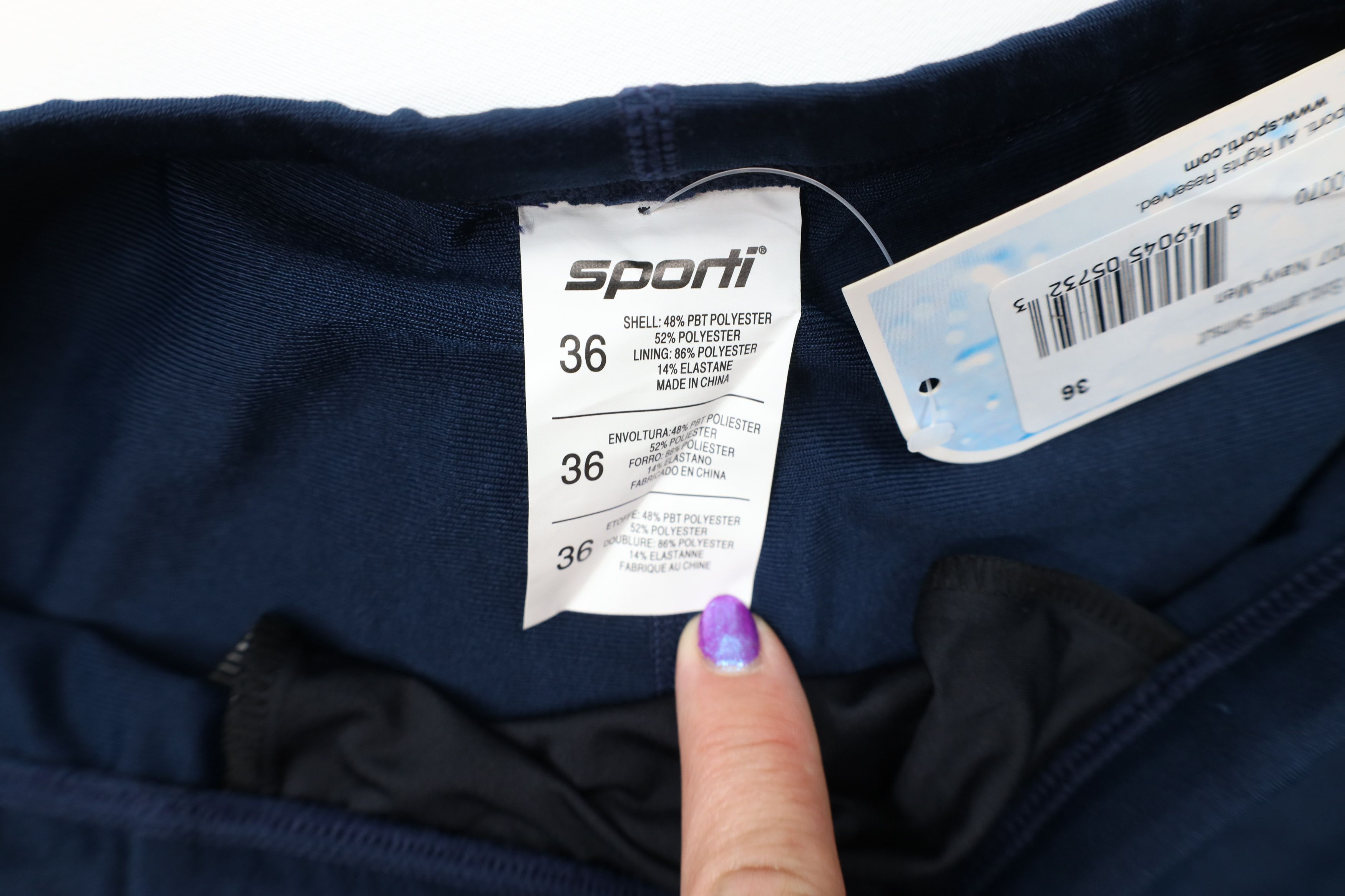 Vintage New Sporti Polyester Pro Racing Swimming Jammers Shorts Navy Size US 36 / EU 52 - 8 Thumbnail