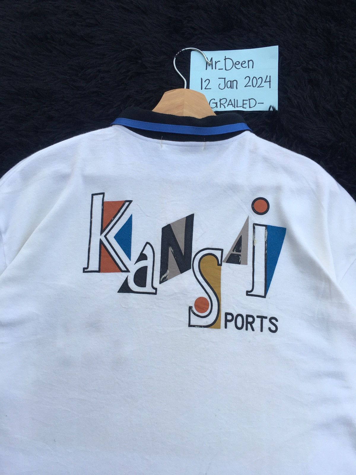 Kansai Yamamoto Rare Vintage 90s KANSAI Sports Polo Shirt Size US L / EU 52-54 / 3 - 1 Thumbnail