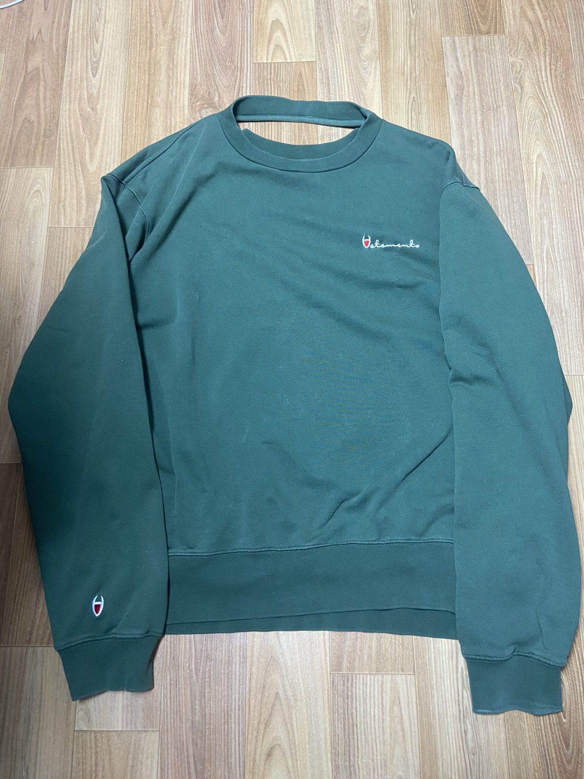 image of Xs Vetements Ss16 Reversible Parady Logo Polizei Sweatshirt in Grey, Men's