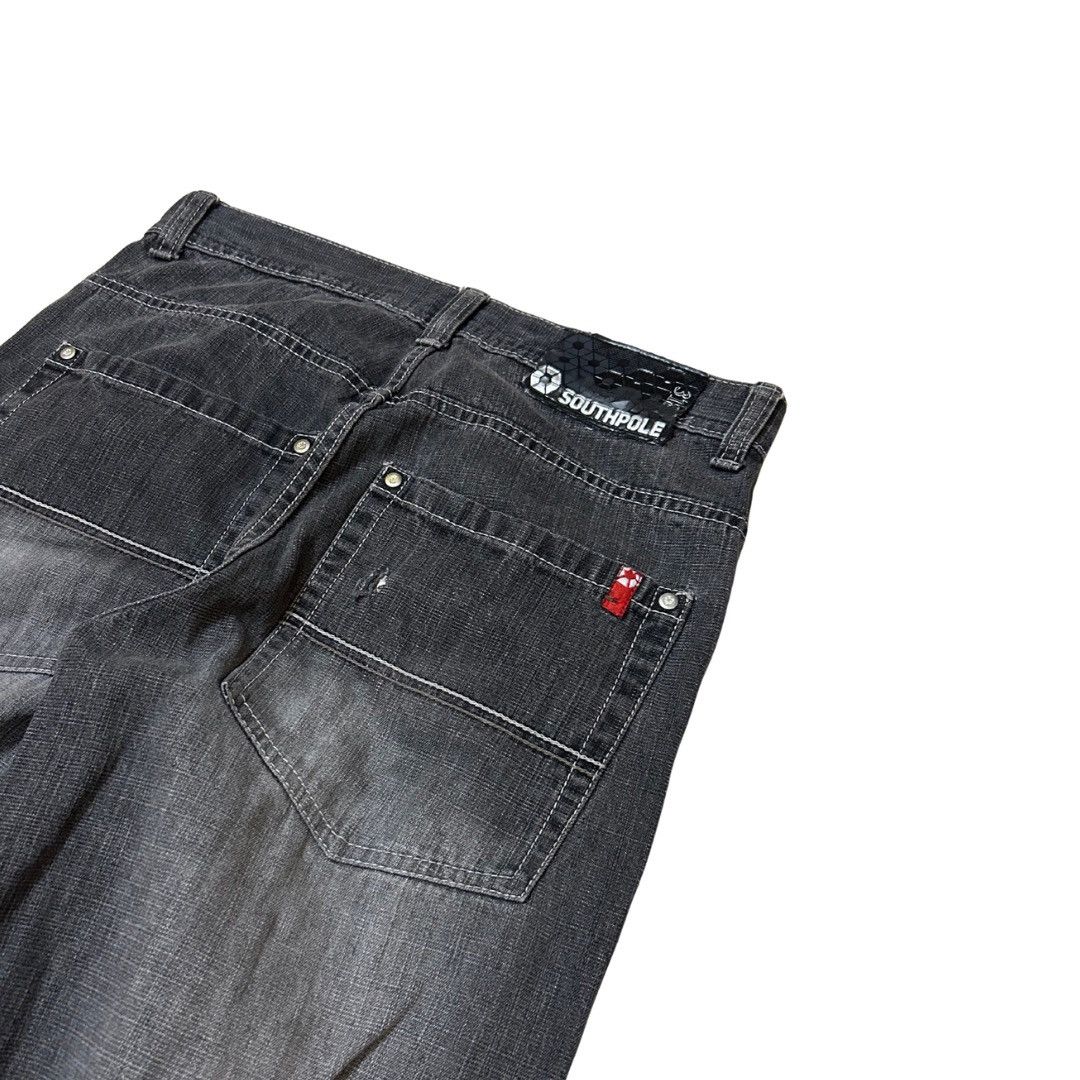 Southpole VINTAGE Y2K SOUTHPOLE RED TAB WASHED BAGGY JEANS Size US 30 / EU 46 - 3 Thumbnail