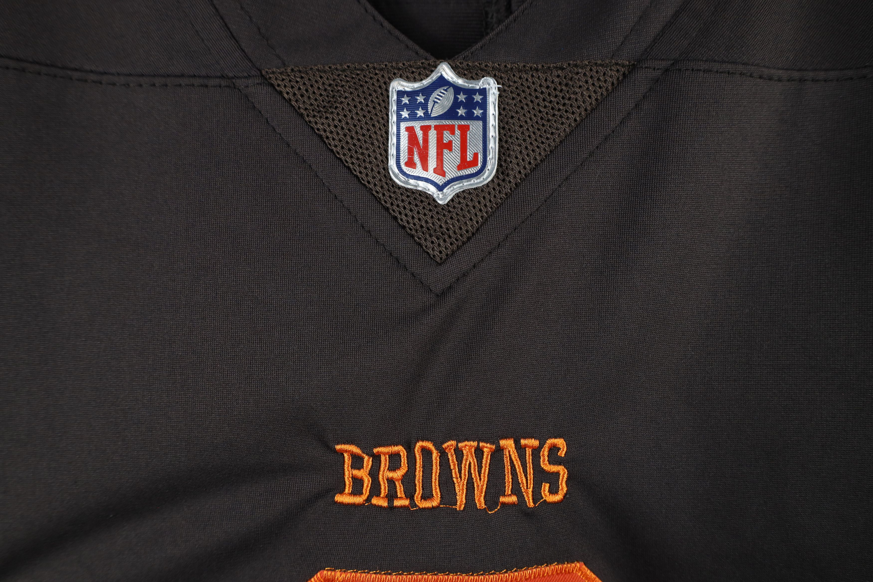 Nike × Vintage Nike On Field Mayfield Cleveland Browns Football Jersey Size US XL / EU 56 / 4 - 5 Thumbnail