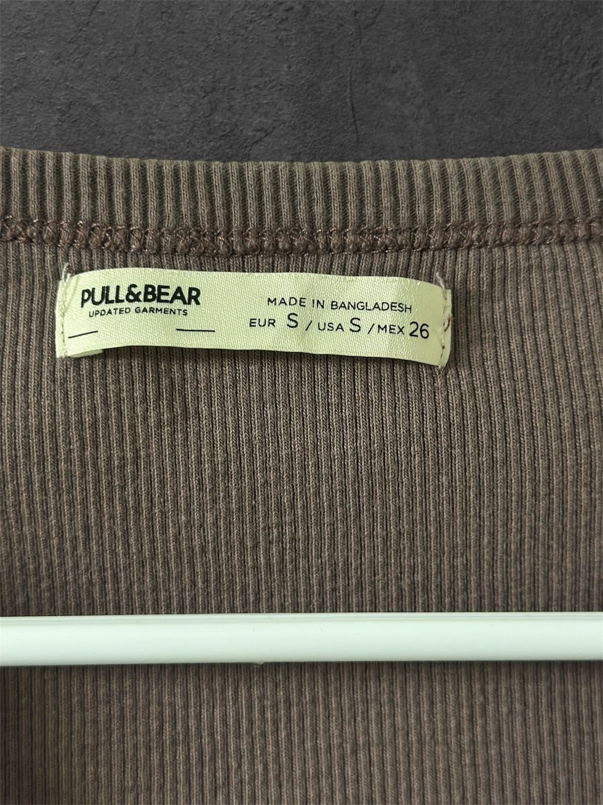 Pull & Bear Pull & Bear Button Down Long Sleeve Crop Top Size S / US 4 / IT 40 - 3 Thumbnail