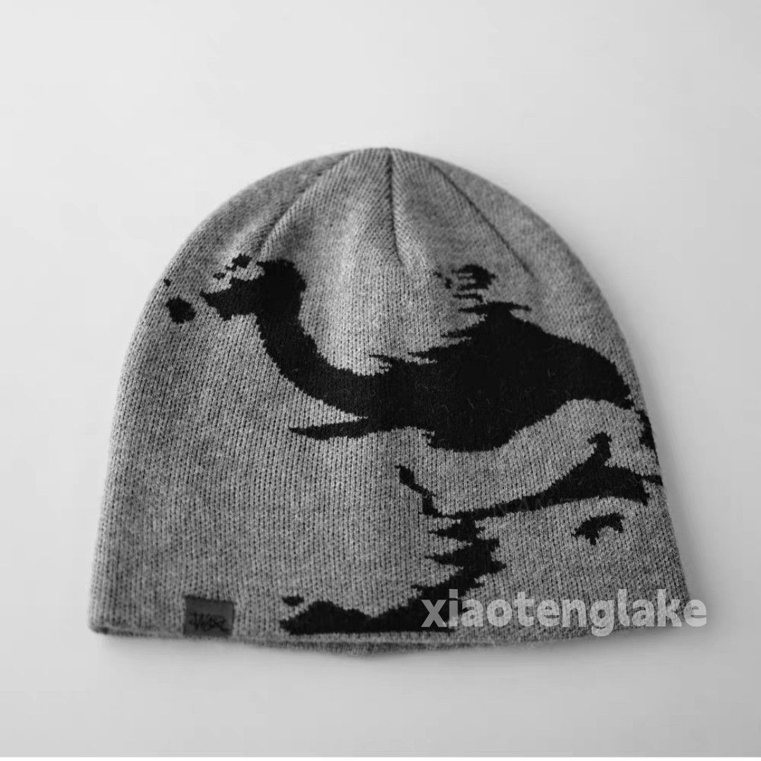 Vintage Unisex outdoor utility sports cleanfit beanie knitted cap Size ONE SIZE - 2 Thumbnail