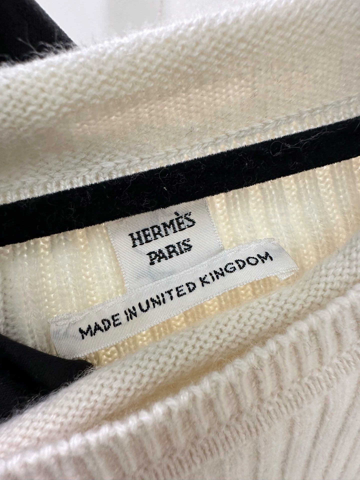 Hermes Hermes Mint Beige Knit Short-Sleeve 34 Size XS / US 0-2 / IT 36-38 - 4 Thumbnail