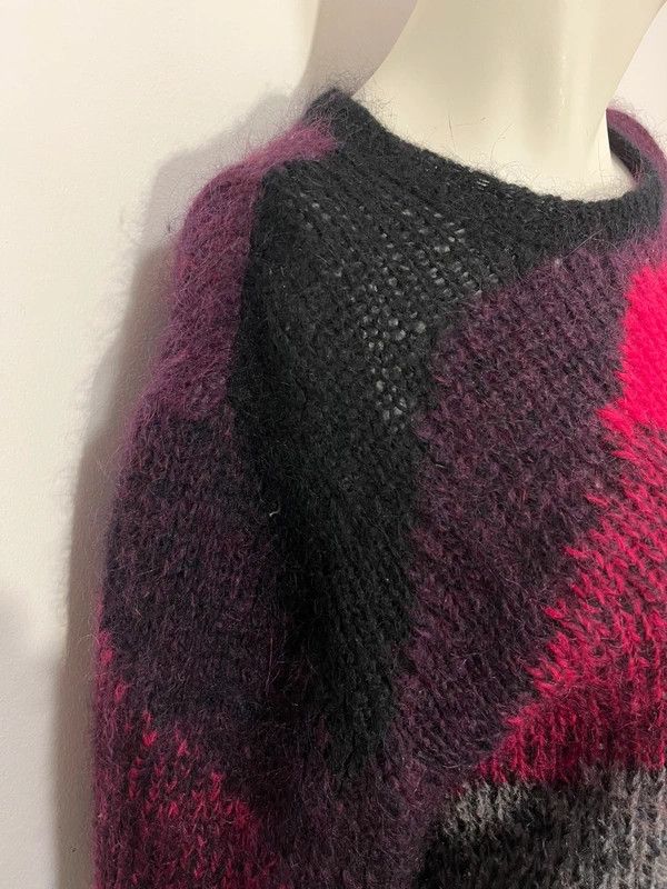Diesel Diesel Mohair Pink Colorful Sweater Size L / US 10 / IT 46 - 10 Thumbnail