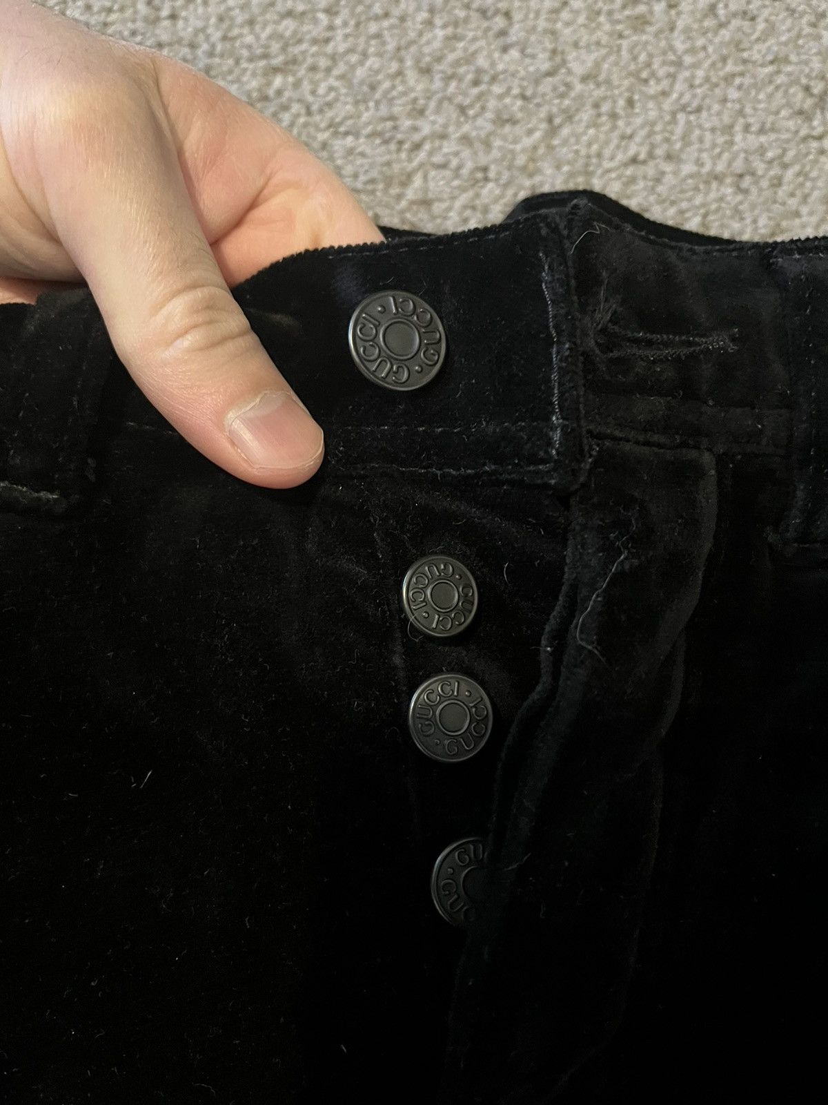 Gucci Gucci Jeans in Black Velvet Size US 28 / EU 44 - 13 Thumbnail