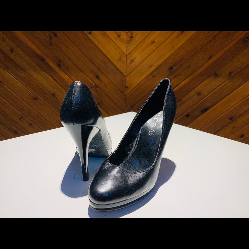 Aldo Aldo size 7 Black high heels pumps Size US 7 / IT 37 - 5 Thumbnail