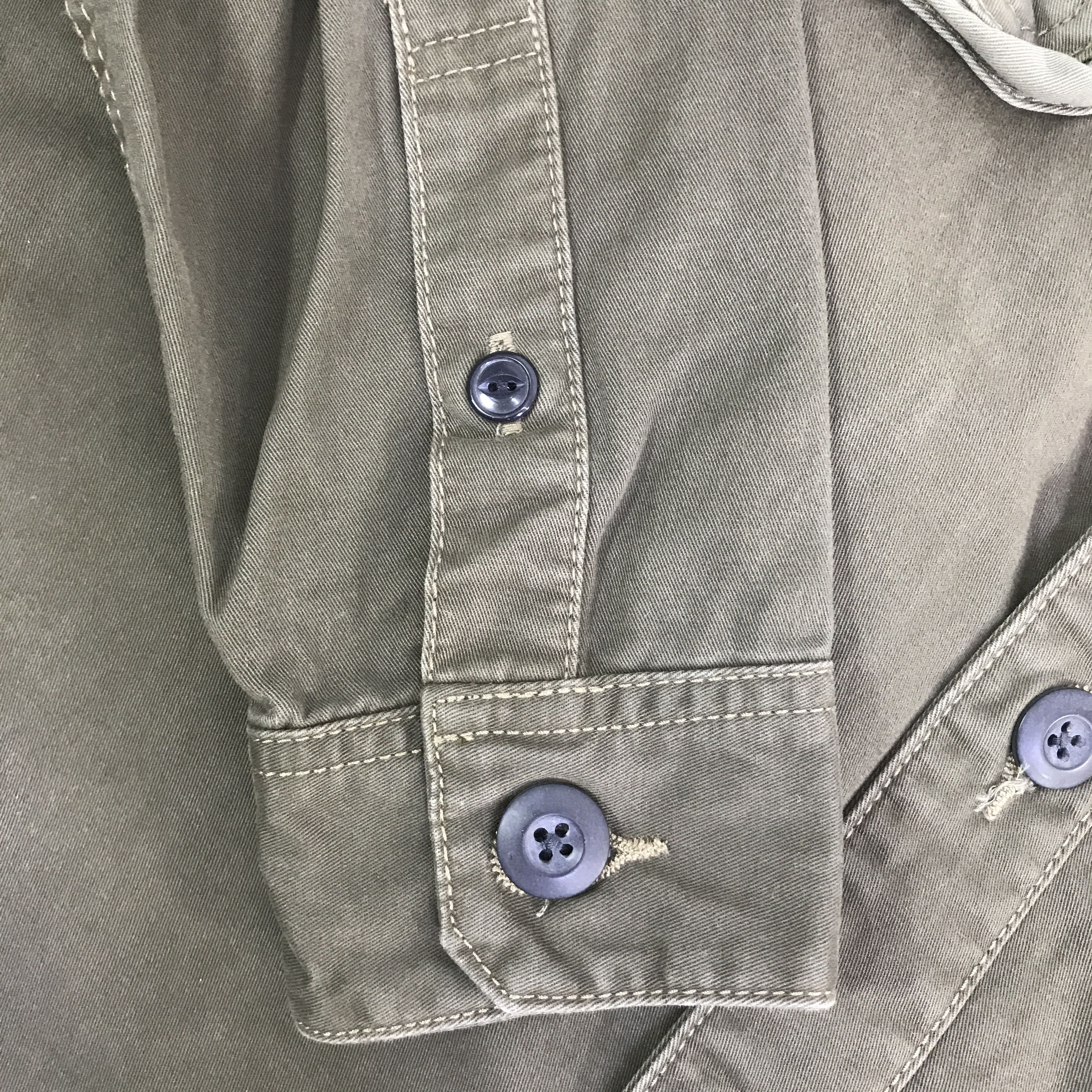 Japanese Brand kriff mayer army style button up shirt K116B29 Size US L / EU 52-54 / 3 - 7 Thumbnail