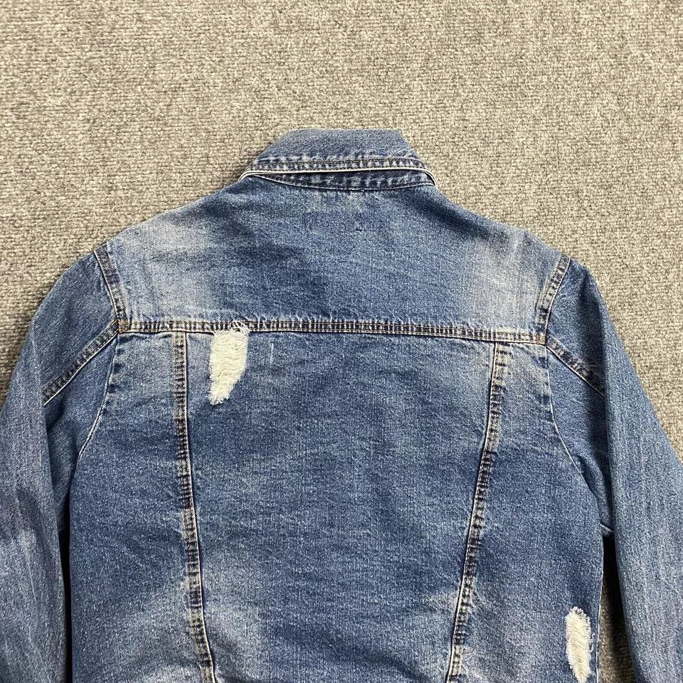 New Look New Look Jacket Womens Large Blue Denim Front Pockets Size L / US 10 / IT 46 - 6 Thumbnail