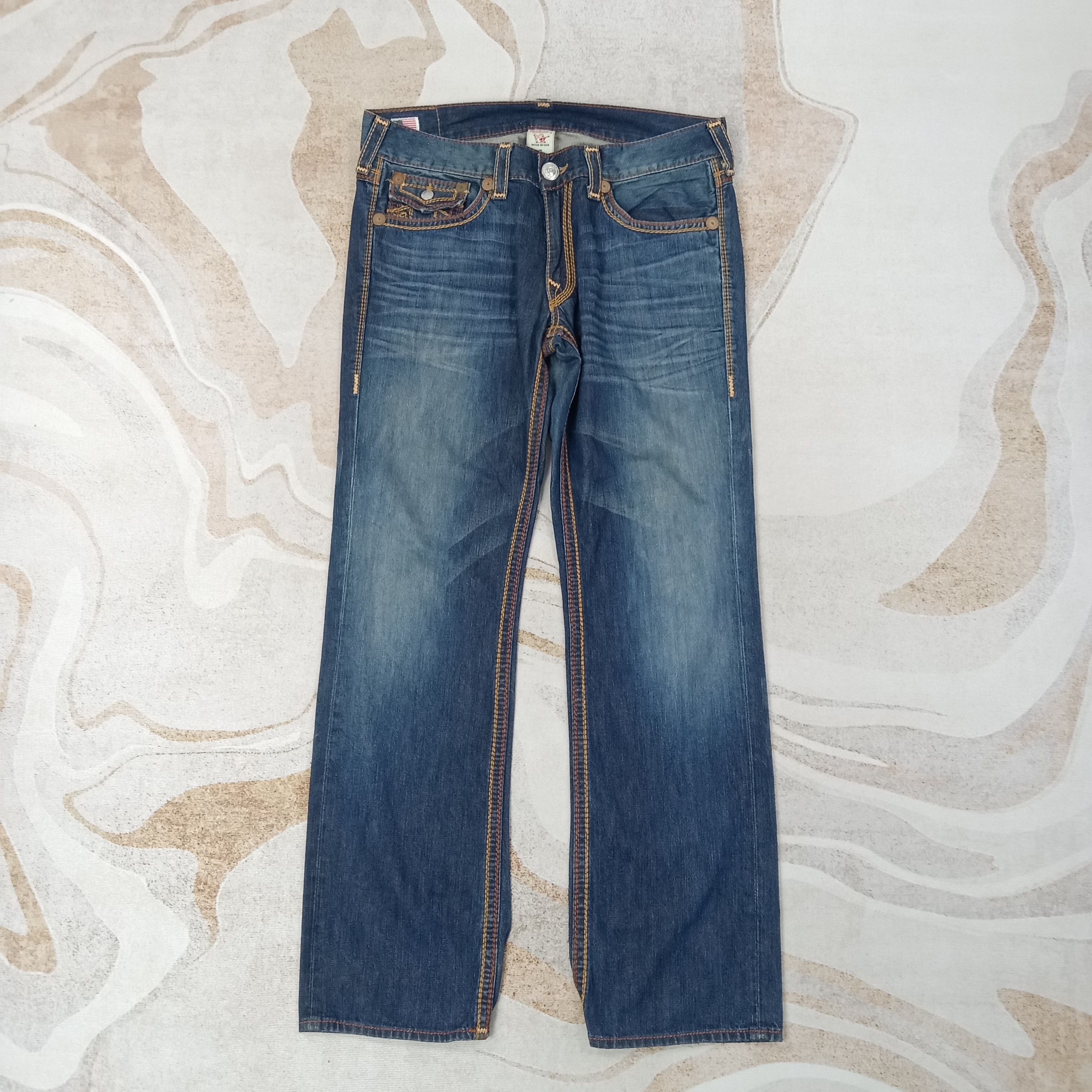 True Religion True Religion American Denim Jeans C258N5 Size US 37 - 5 Thumbnail