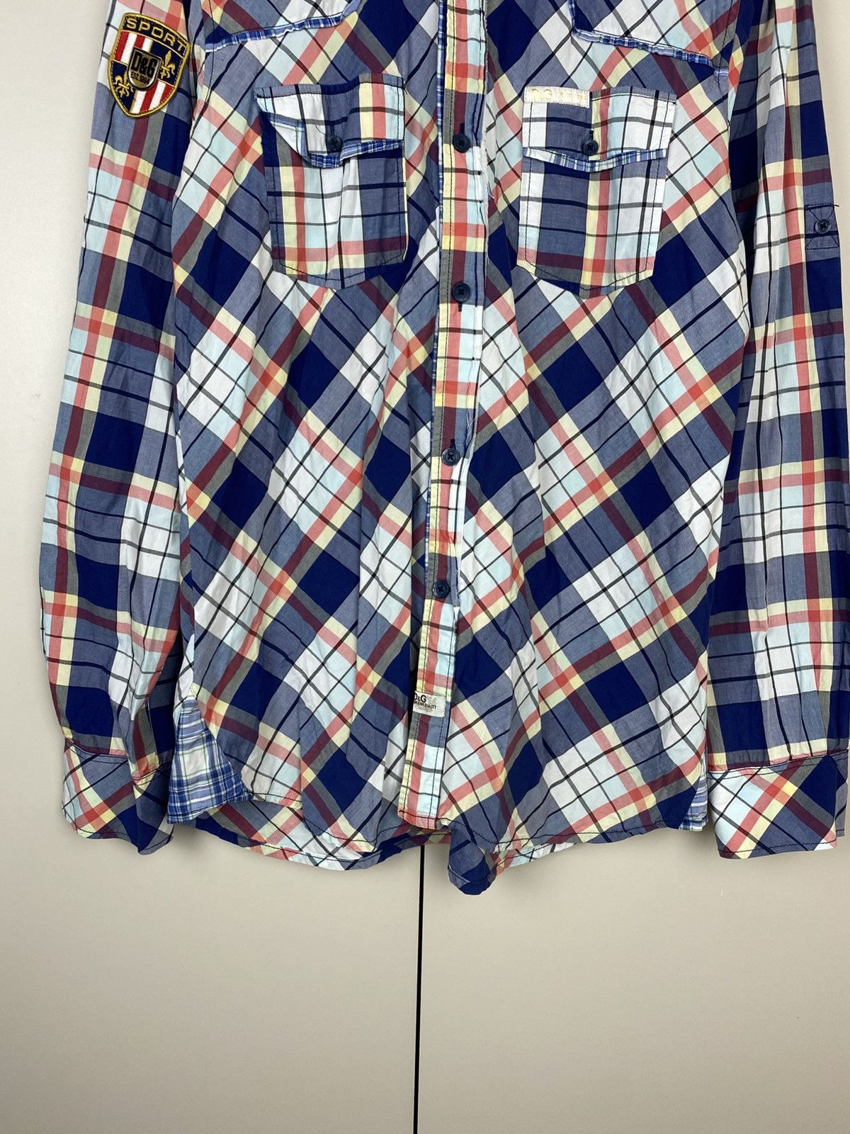 Dolce & Gabbana Vintage Dolce Gabbana Plaid Shirts Y2K Opium Luxury Style Size US XXL / EU 58 / 5 - 3 Thumbnail