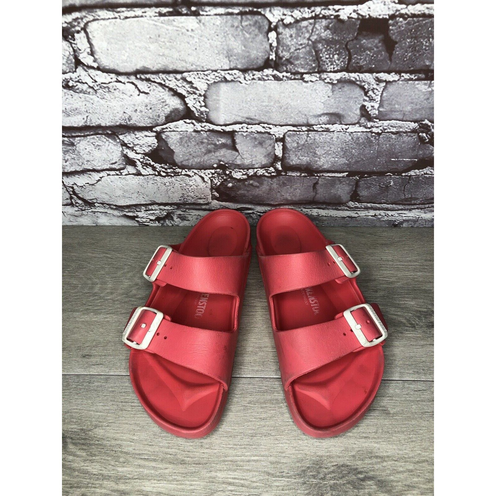 Birkenstock Birkenstock Arizona EVA Pink Foam Rubber Slides Sandals Wome Size US 6.5 / IT 36.5 - 21 Thumbnail