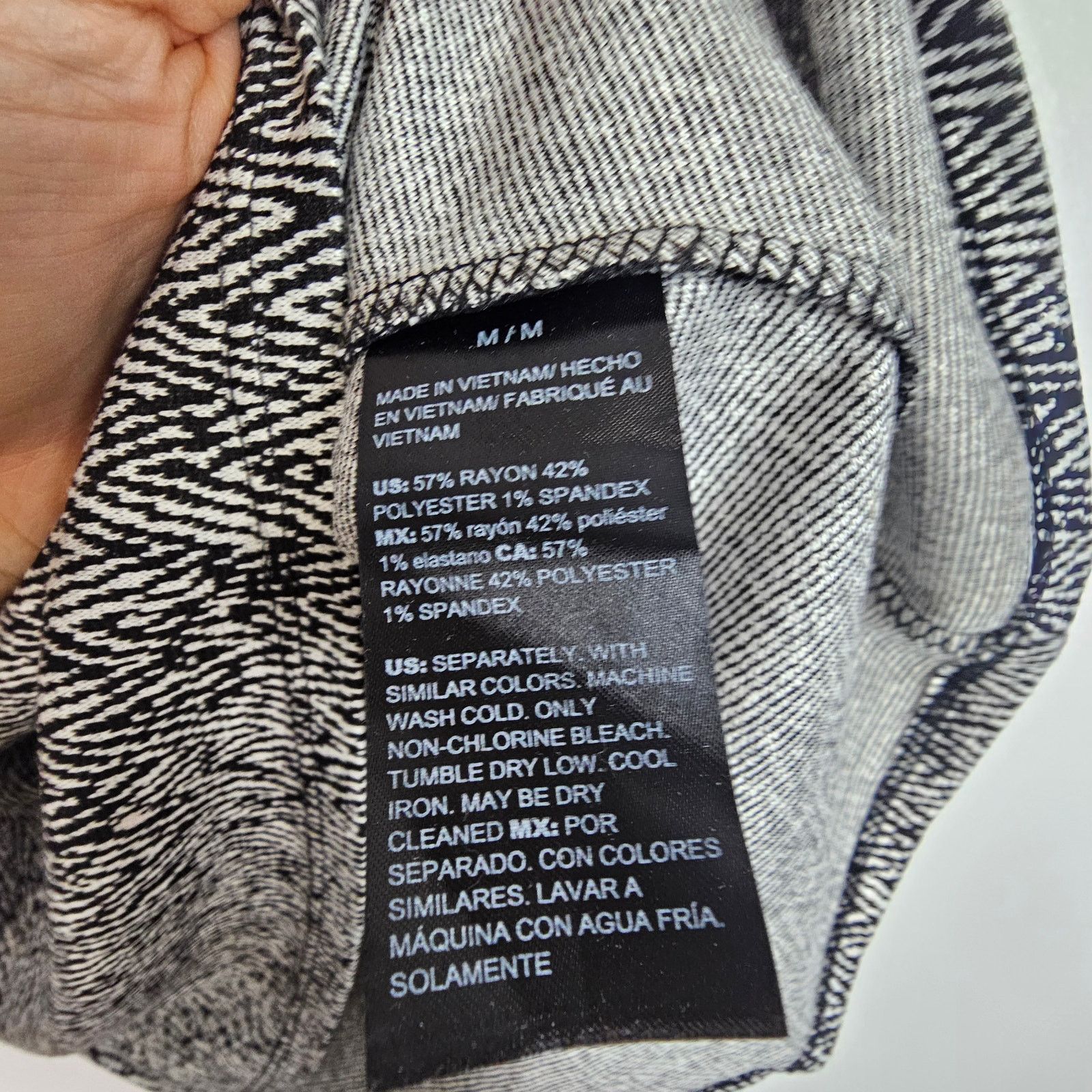 White House Black Market White House Black Market Black White Ruched Sleeve Womens M Size M / US 6-8 / IT 42-44 - 5 Thumbnail