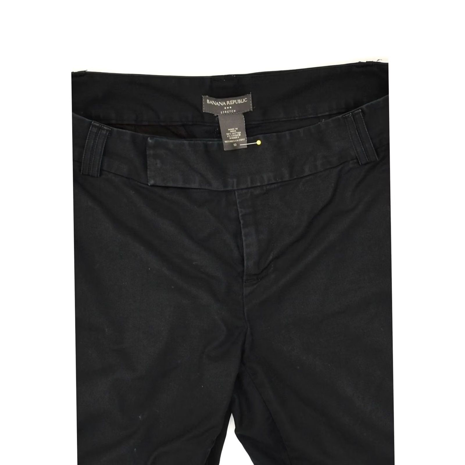 Banana Republic BANANA REPUBLIC Womens Bermuda Shorts Large W32 Black Cotton Size 10 Size 36" / US 14 / IT 50 - 4 Thumbnail