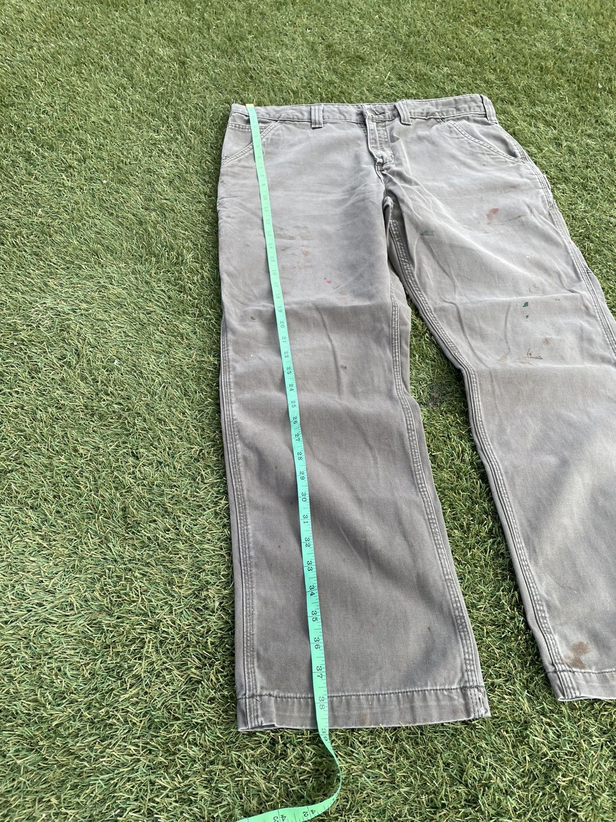Carhartt Carhartt Pants Mens 36x30 Green B324 ARG Relaxed Fit Utility Size US 36 / EU 52 - 4 Thumbnail