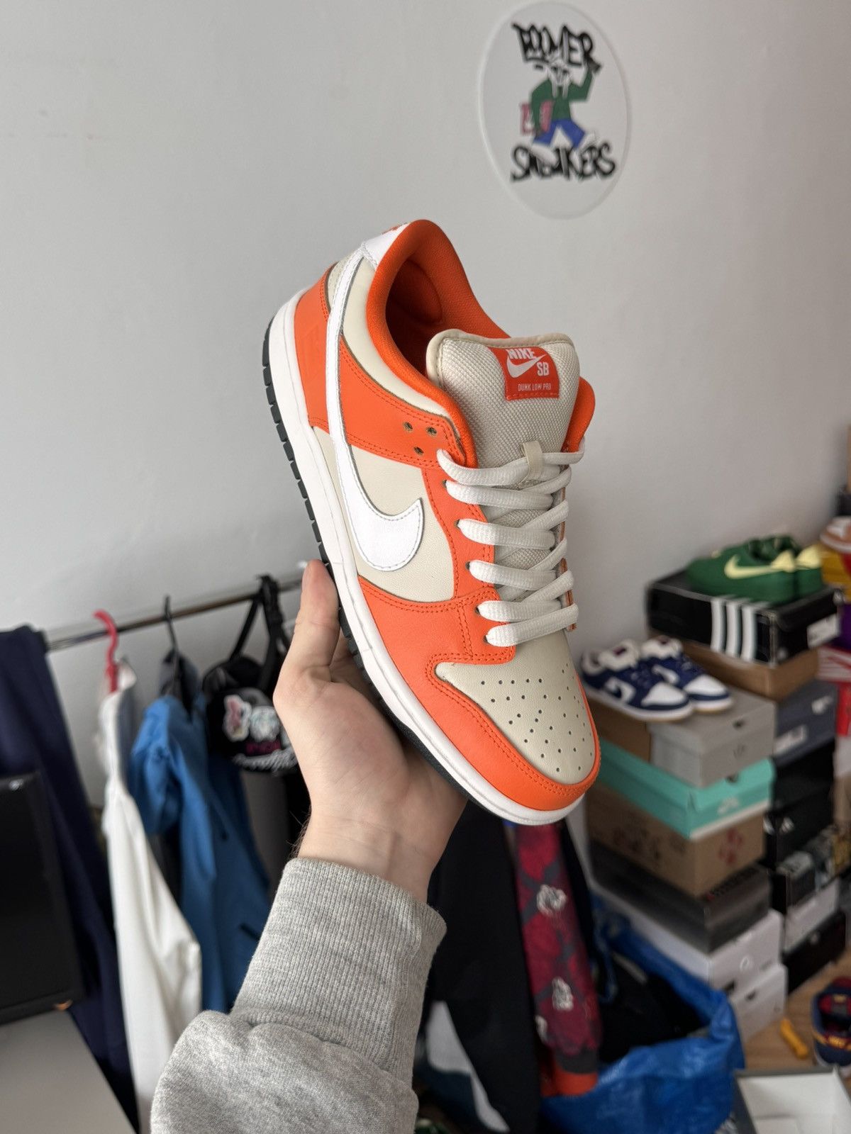 Nike VNDS! 2016 Nike SB Dunk Low Orange Box Size US 8 / EU 41 - 3 Thumbnail