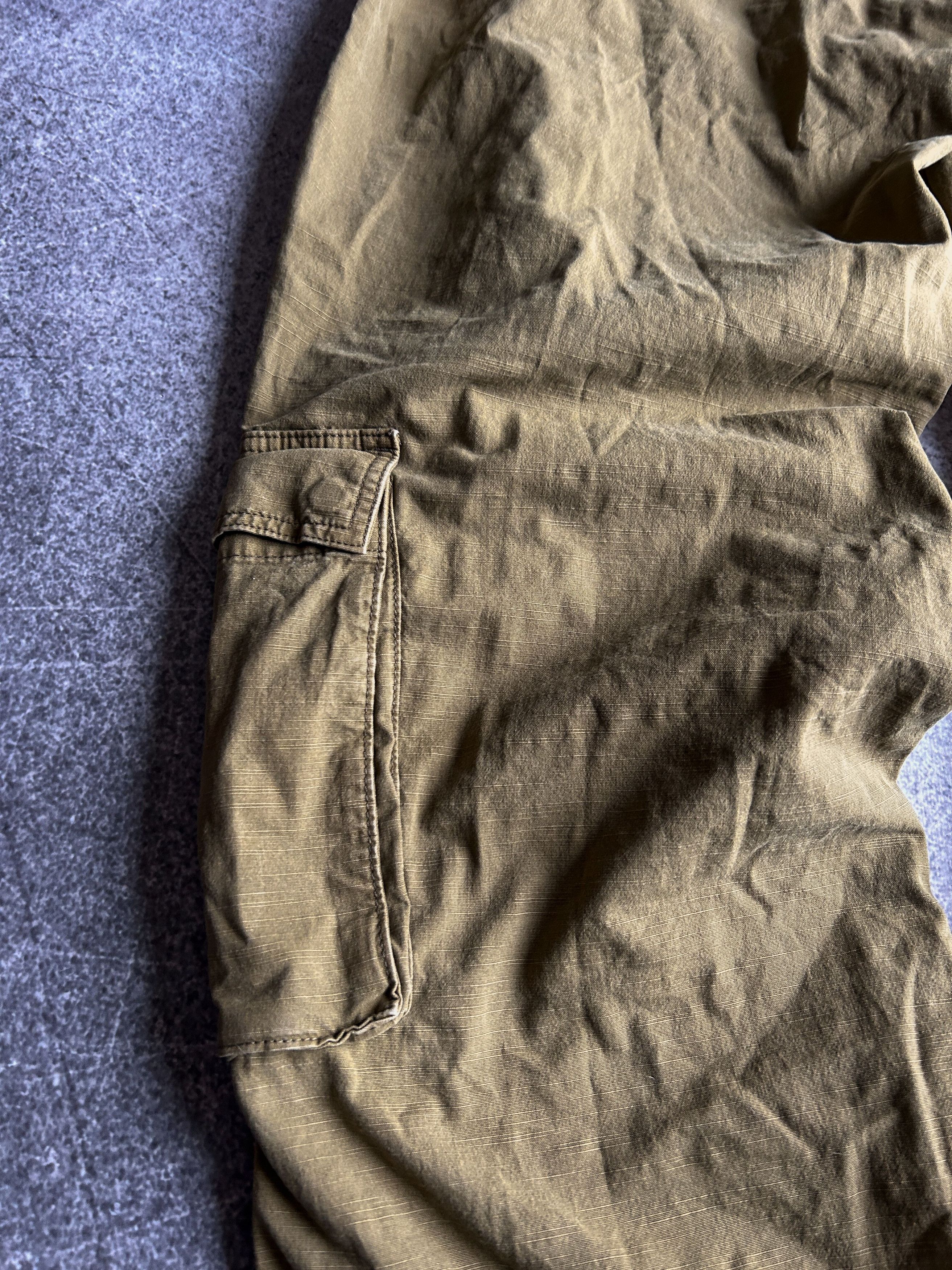 Japanese Brand VTG Rick Owens Junya Watanabe Style Washed Cargo Jeans 90s Size US 34 / EU 50 - 9 Thumbnail
