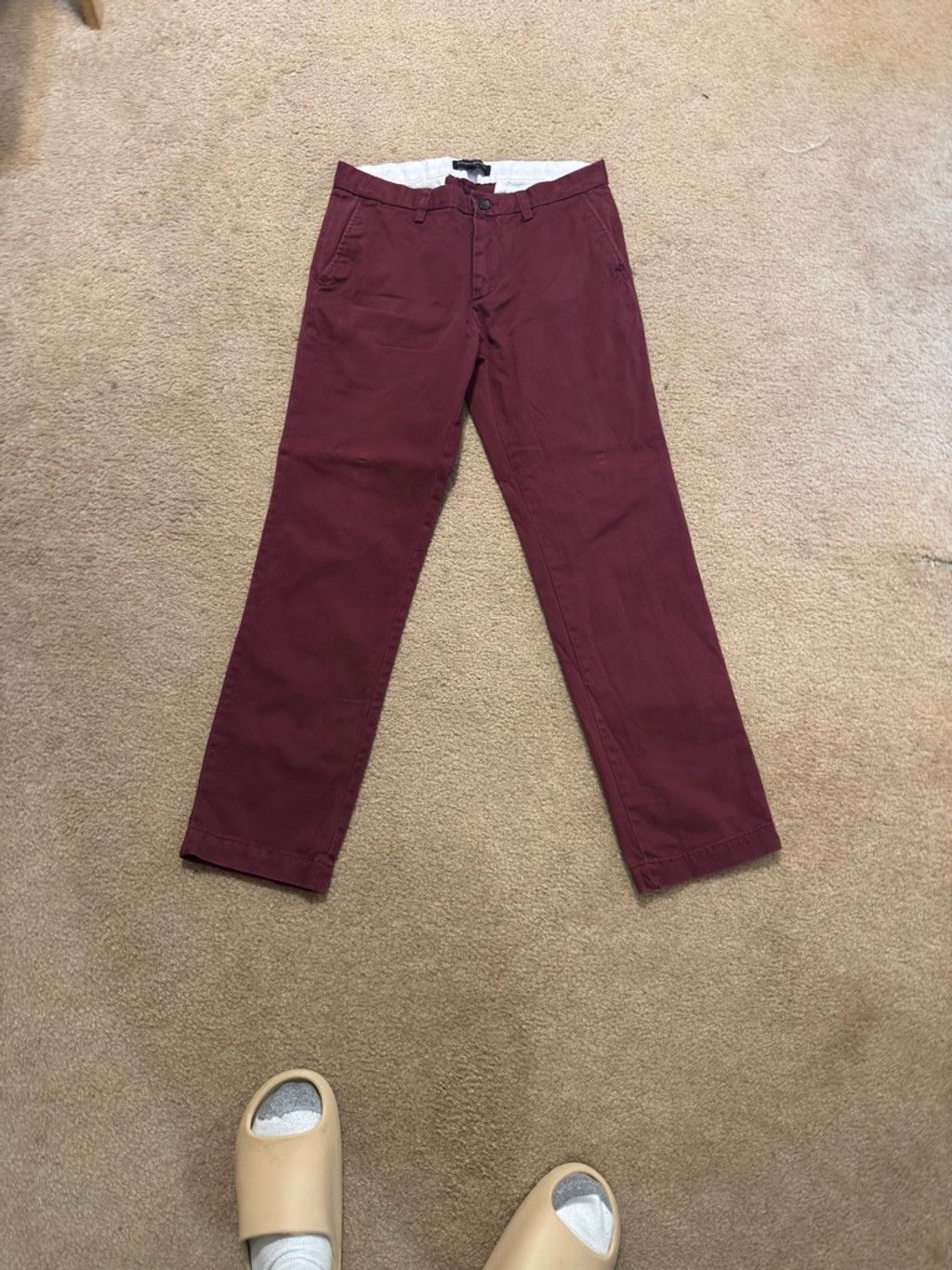 Banana Republic Burgundy Red Banana Republic Chino 30x30 Size US 30 / EU 46 - 1 Thumbnail
