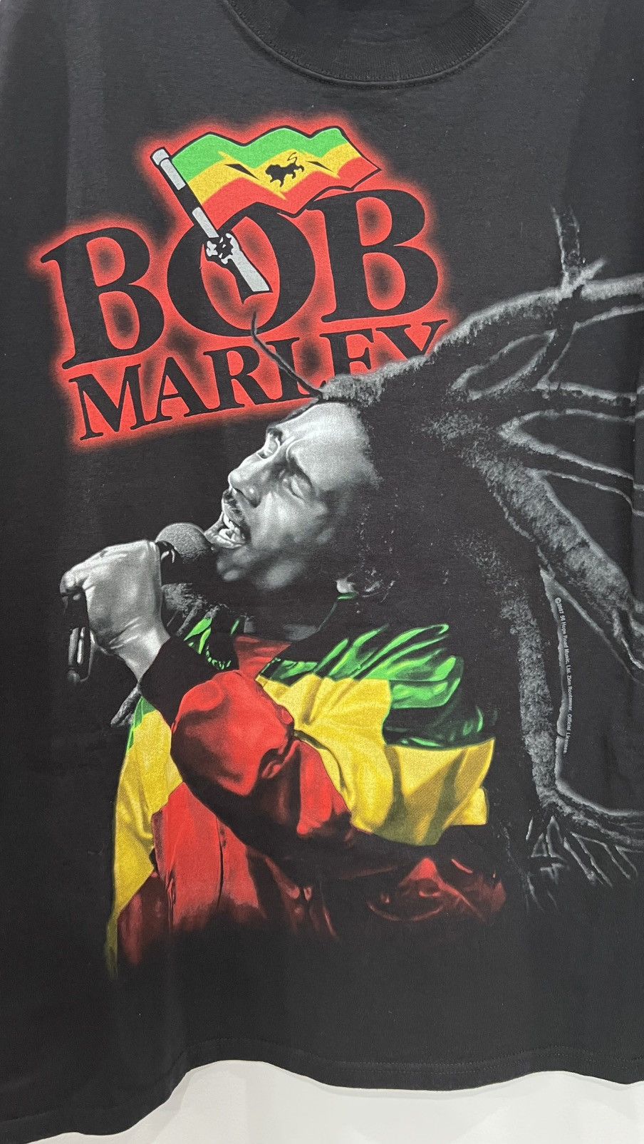 Band Tees × Bob Marley × Vintage Bob Marley Big Print / Zion Tag / Size 2XL Size US XXL / EU 58 / 5 - 2 Thumbnail