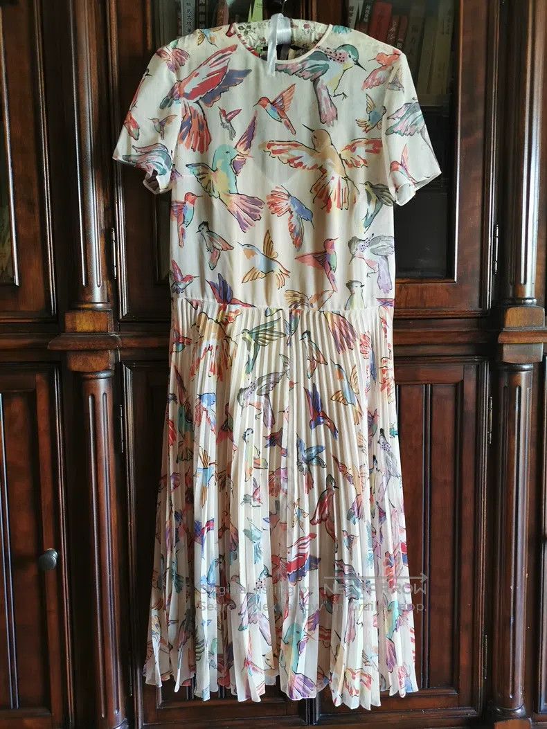 Valentino Valentino Bird print dress Size S / US 4 / IT 40 - 2 Thumbnail