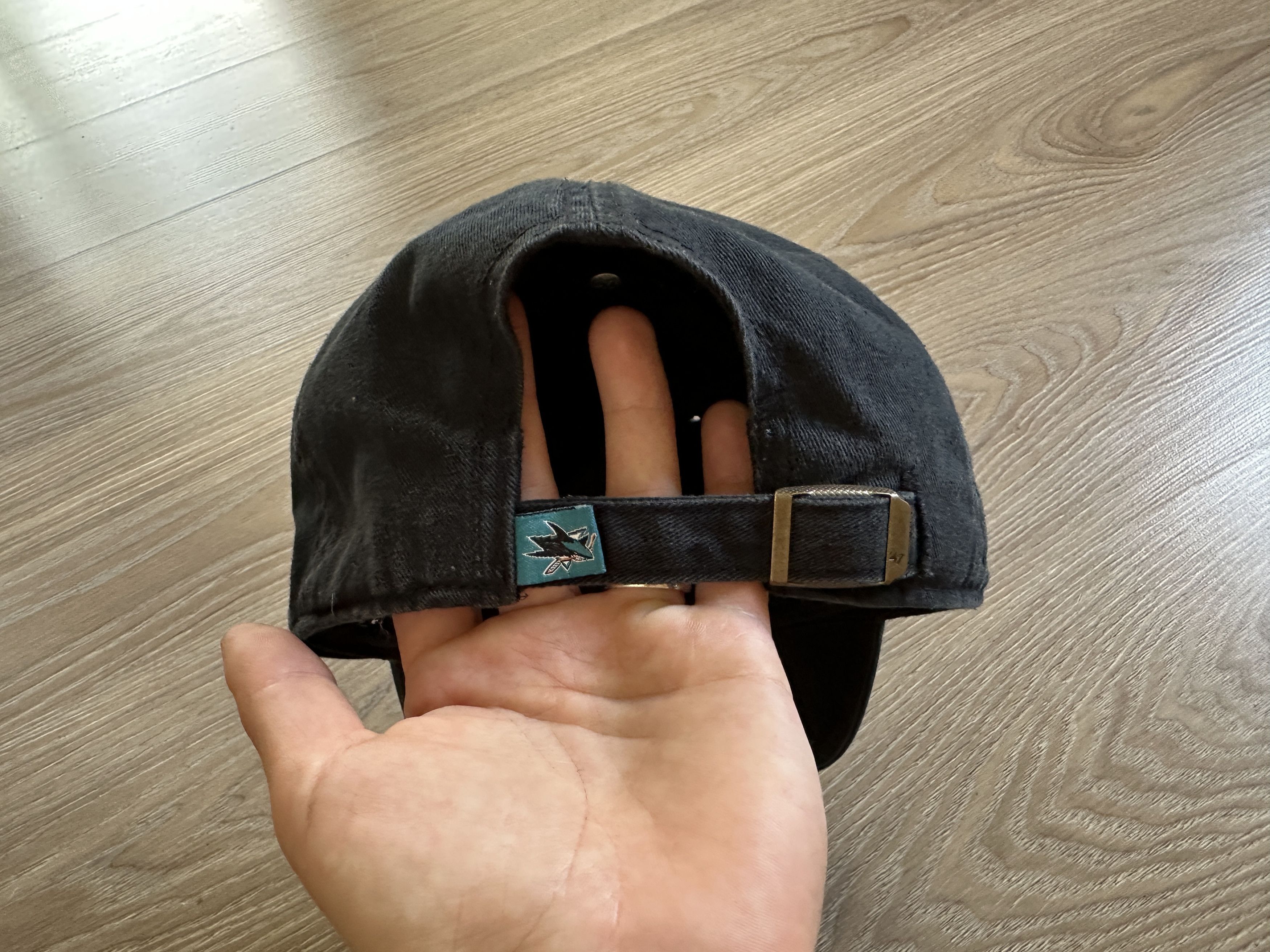 47 Brand × NHL Vintage San Jose Sharks By 47 Brand Black Baseball Cap Size ONE SIZE - 6 Thumbnail