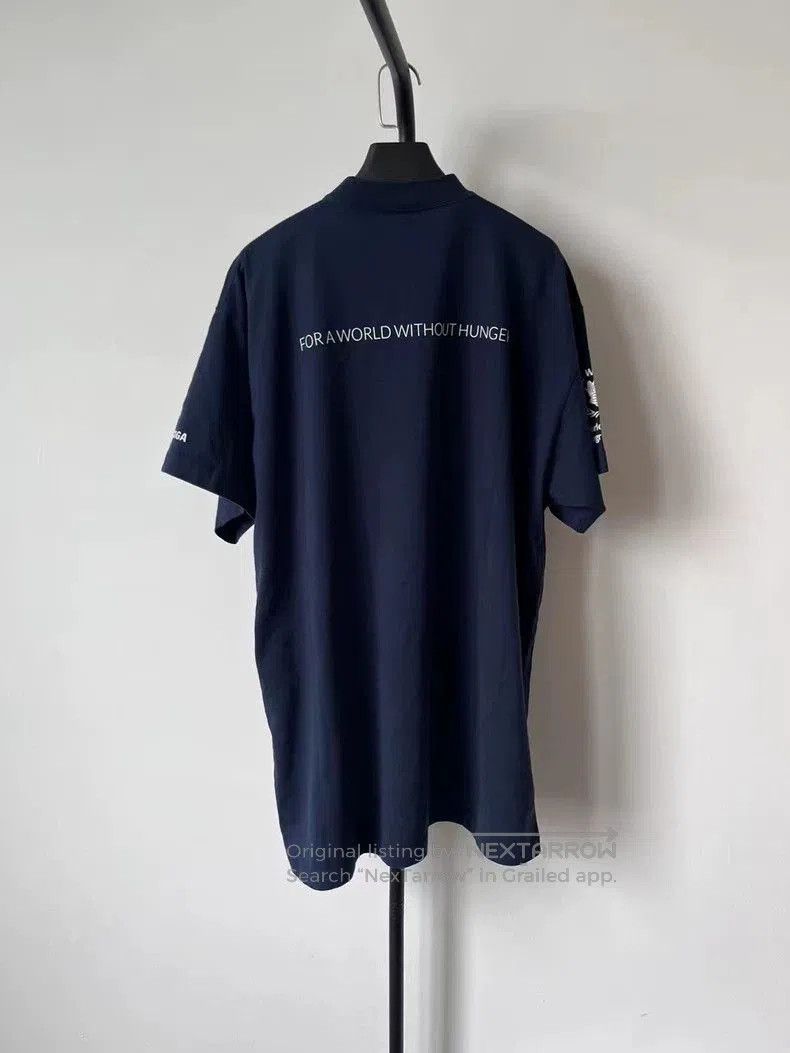 Balenciaga Balenciaga x WFP Wheat Ear Collaborative Short-Sleeve T-Shi Size US S / EU 44-46 / 1 - 2 Thumbnail