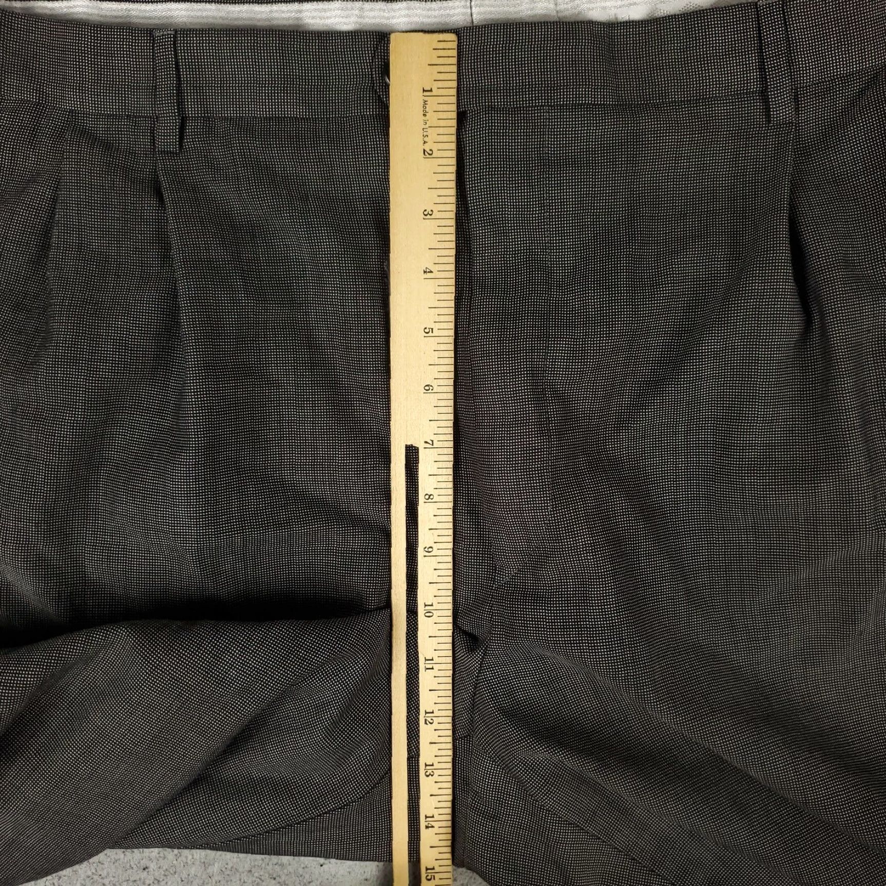 Zanella VINTAGE Zanella Dress Pants Men 40x29 Wool Gray Business Formal Workwear Slim Fit Italy Size US 40 / EU 56 - 5 Thumbnail