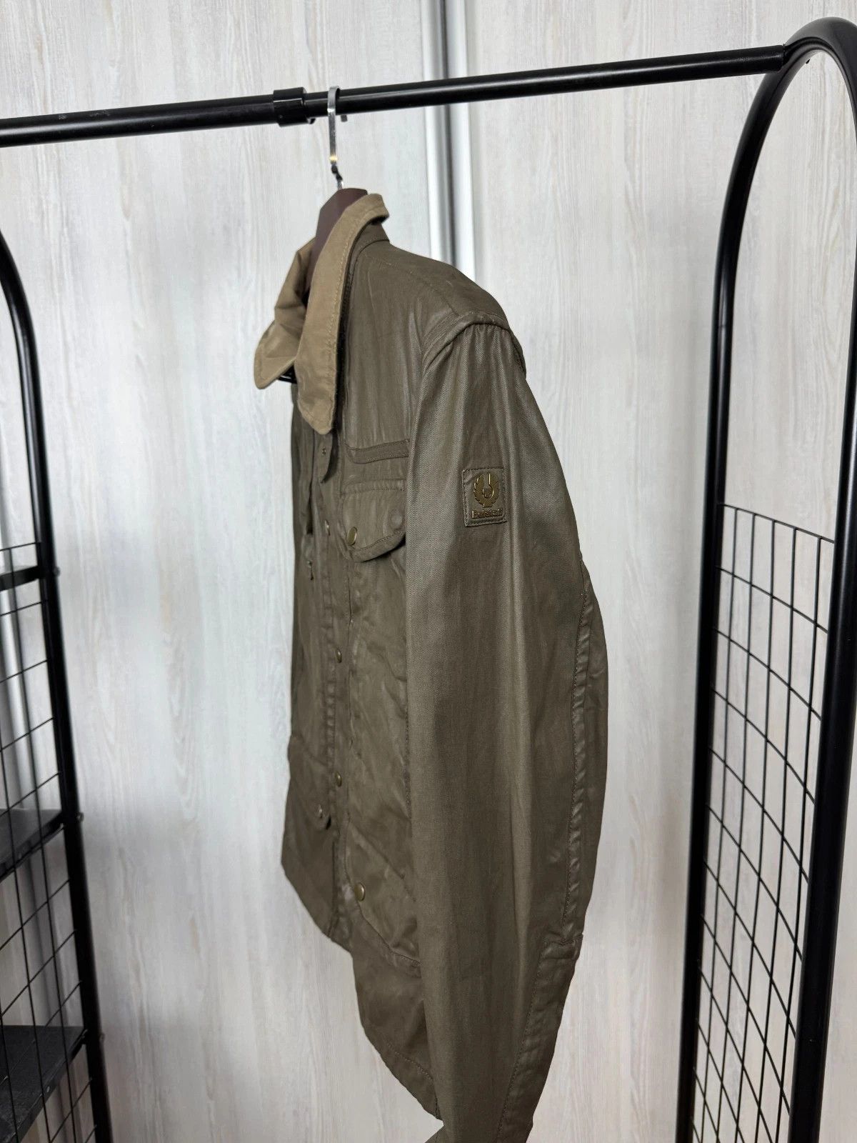 Belstaff Belstaff New Maple khaki green luxury jacket moto jacket Size US M / EU 48-50 / 2 - 10 Thumbnail