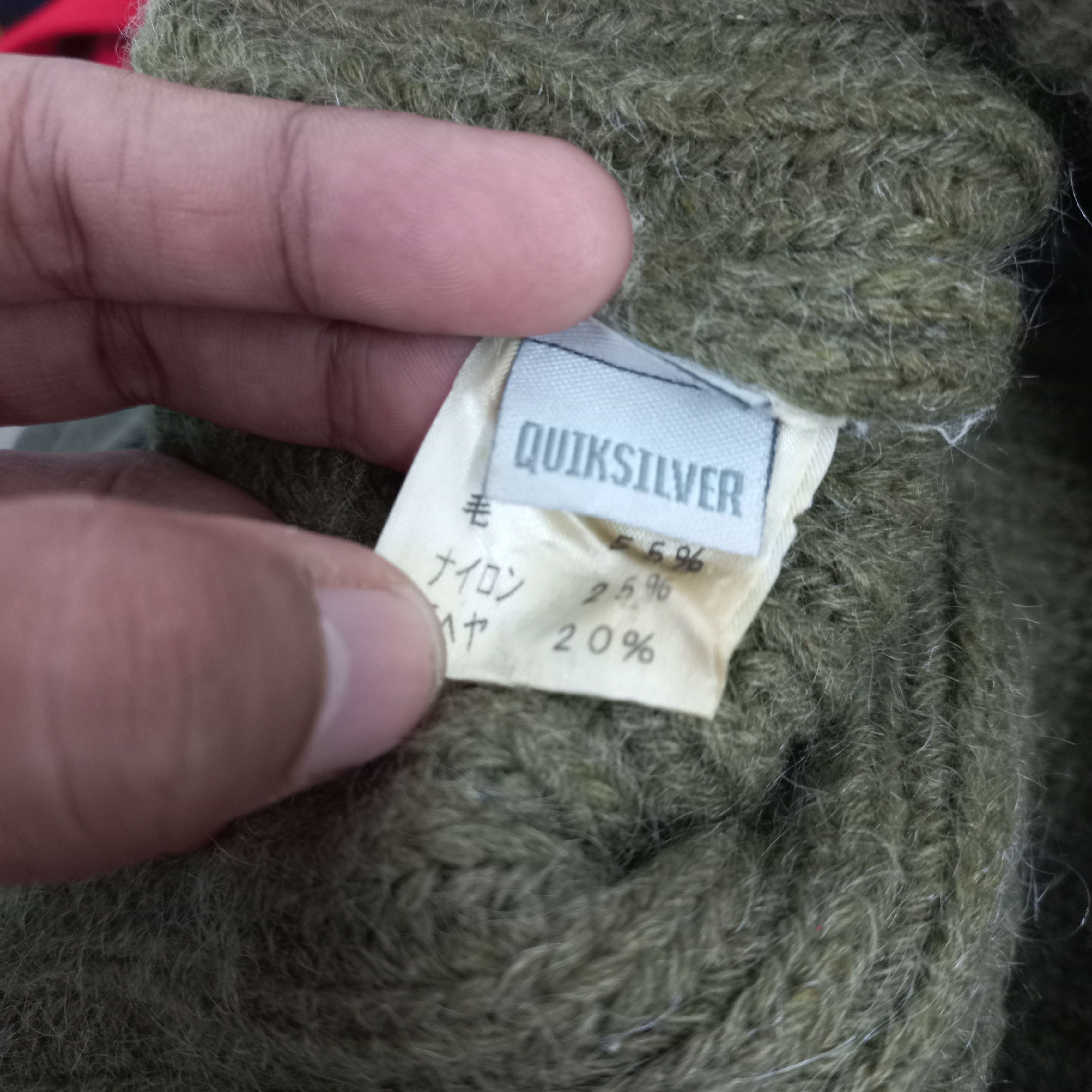 Quiksilver 🧊Vintage 90s quiksilver spellout beanie hat Size ONE SIZE - 3 Thumbnail