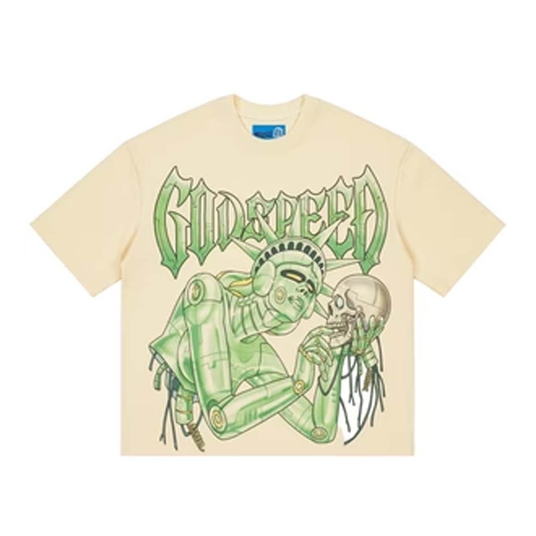 Godspeed Freedoms Protocol Tee Bone Size US M / EU 48-50 / 2 - 1 Thumbnail