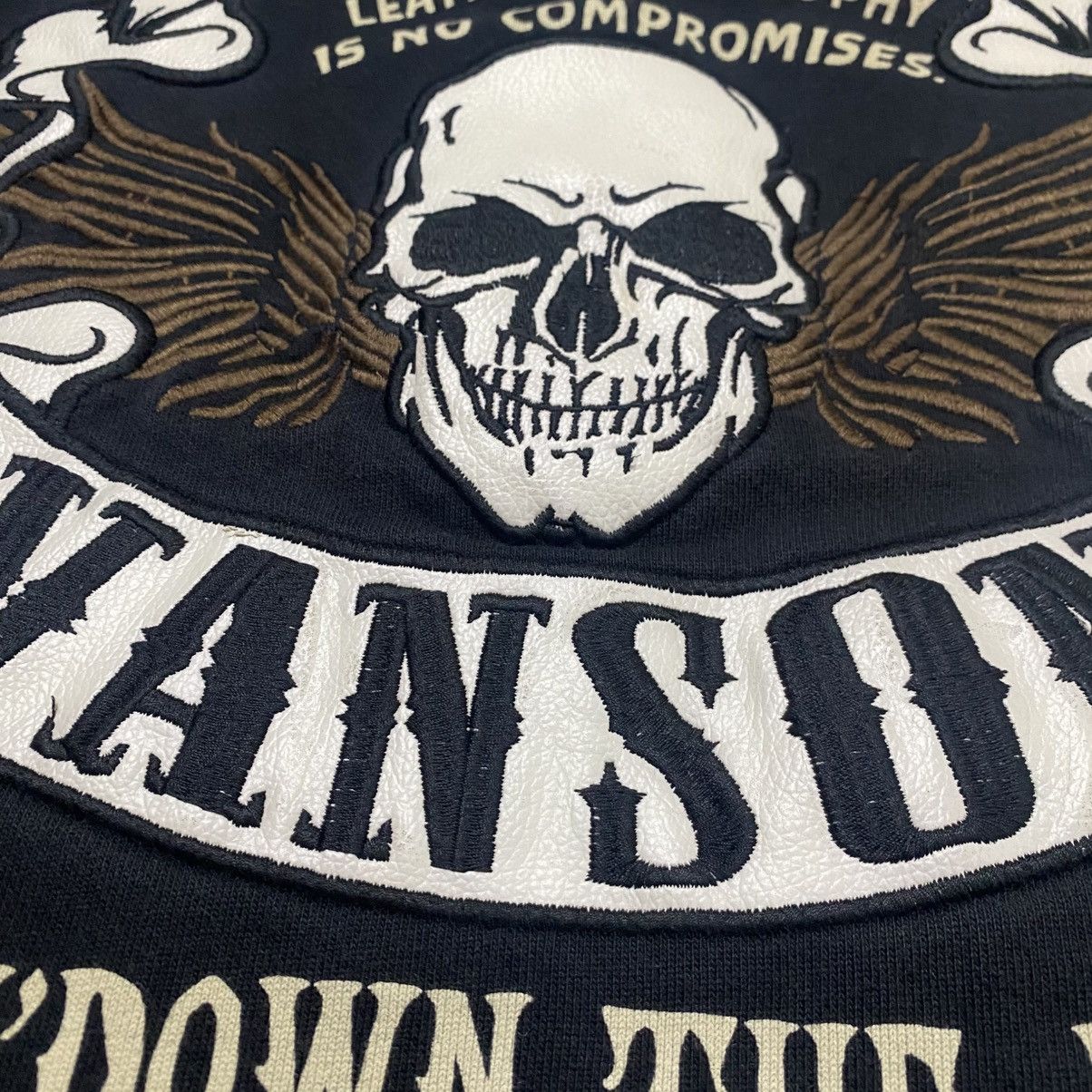 Vanson Leathers Rare🔥 Vanson Going Down the Road Zipup Hoodie Size US M / EU 48-50 / 2 - 13 Thumbnail