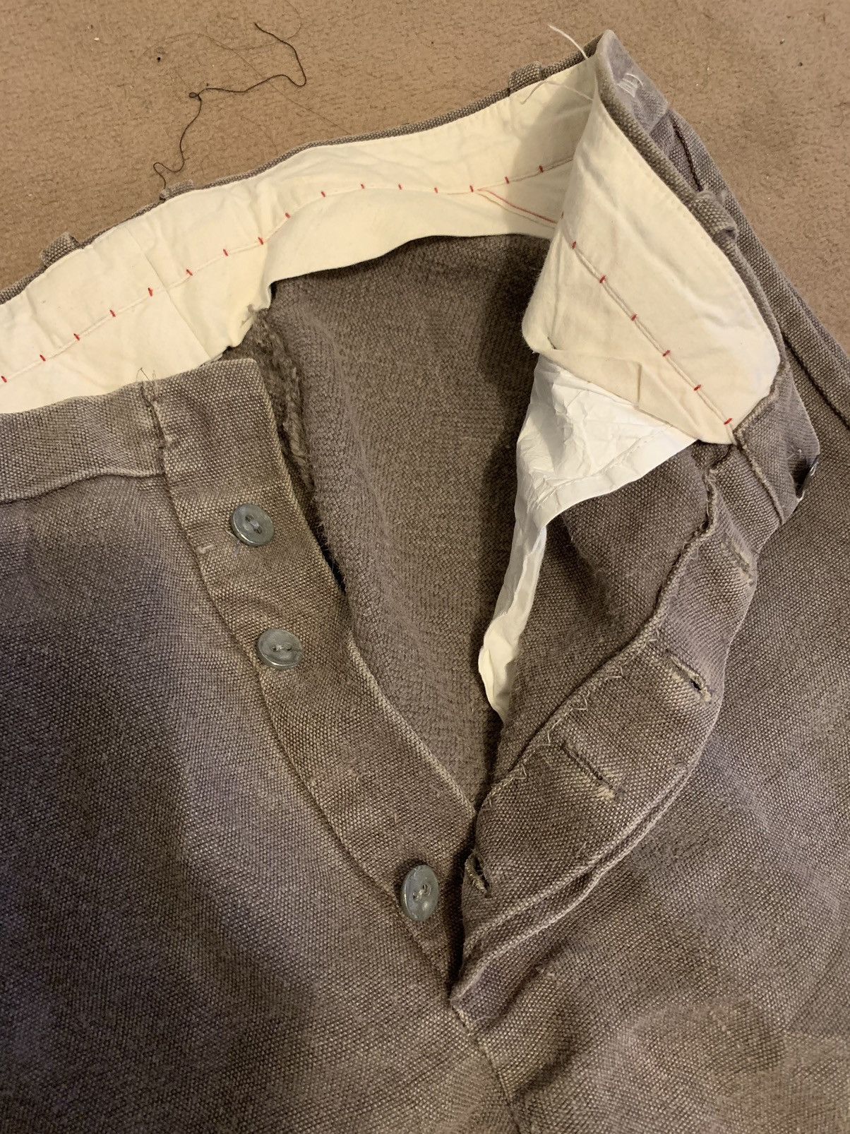 Ma+ × Taichi Murakami Taichi Murakami Gray Ramie Pants Size 5 Size US 29 - 7 Thumbnail