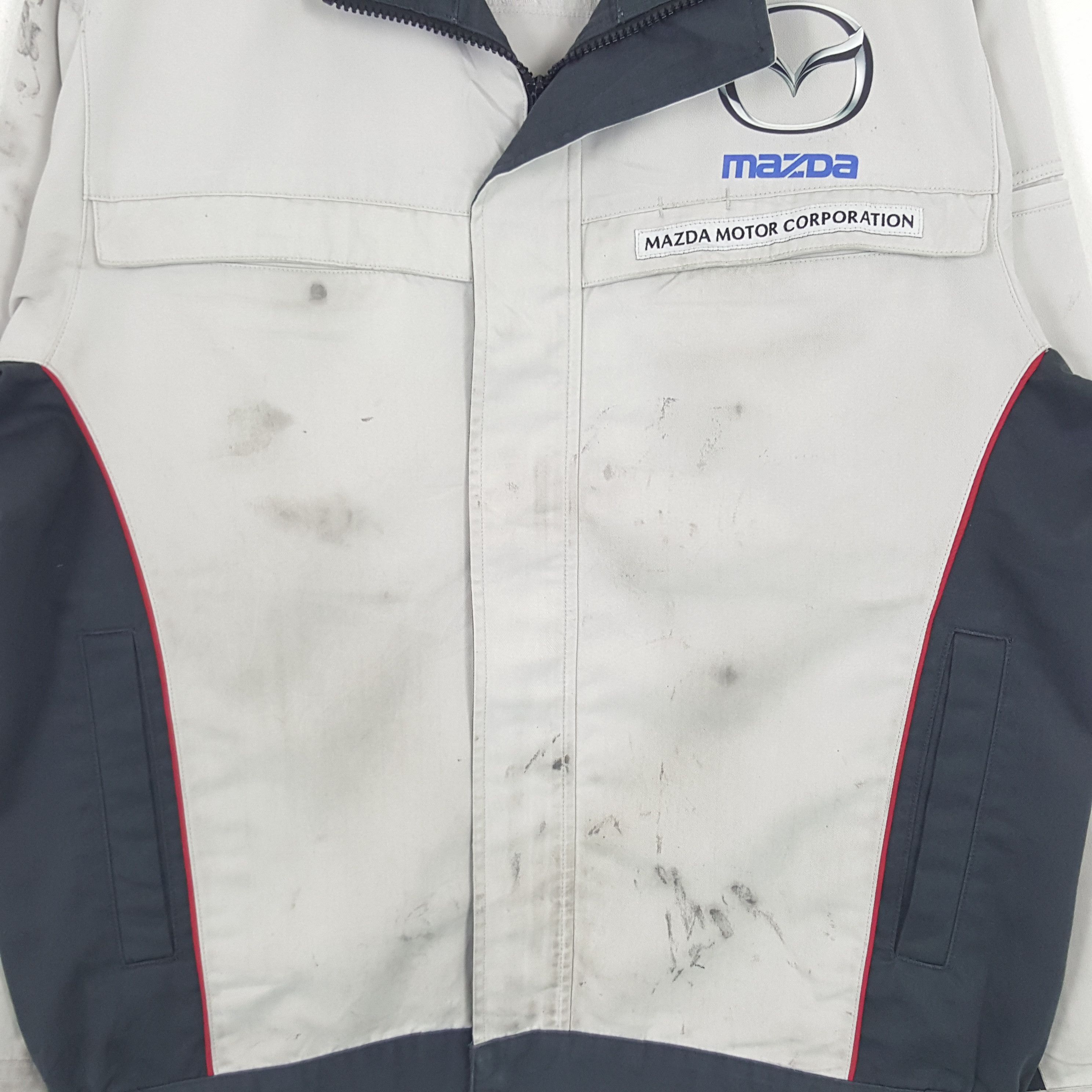 Japanese Brand × Vintage Vintage Mazda Japanese Rally Team Worker Jacket Size US L / EU 52-54 / 3 - 4 Thumbnail