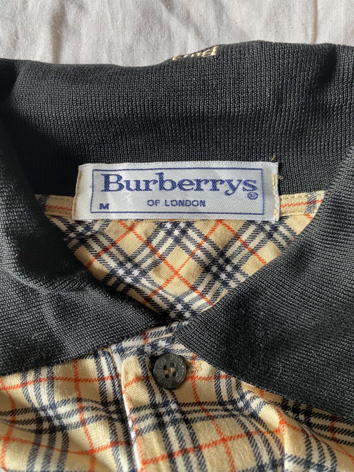 Burberry × Vintage Vintage Burberrys Poloshirt Short Sleeve Size US M / EU 48-50 / 2 - 5 Thumbnail