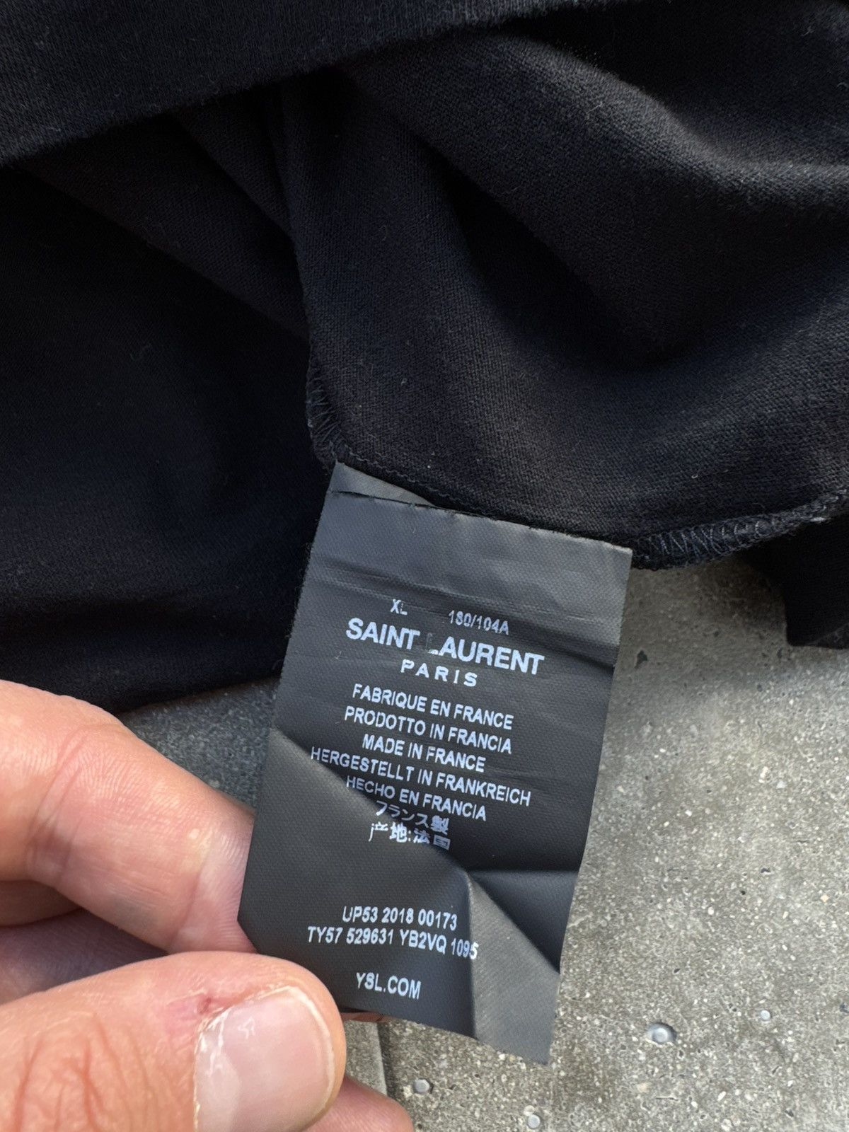 Saint Laurent Paris Saint Laurent Paris SLP YSL Tees Designer Hedi Slimane icon Size US XL / EU 56 / 4 - 4 Thumbnail