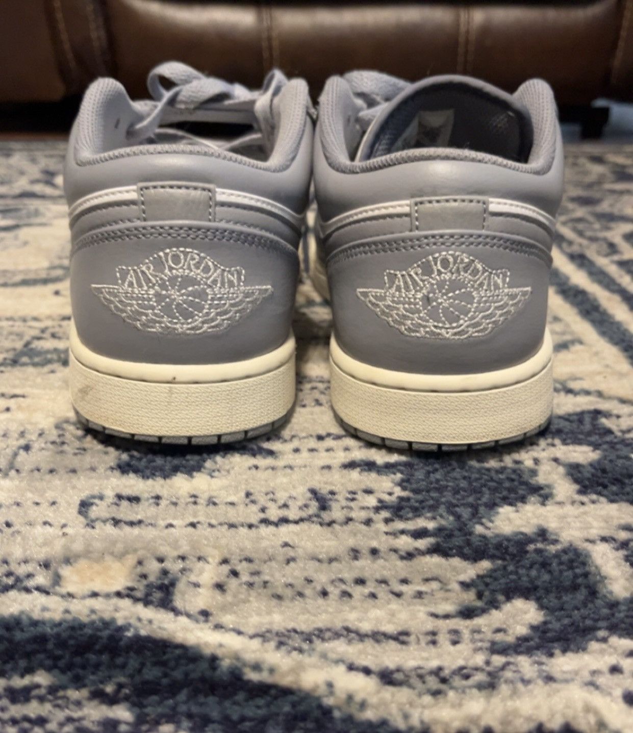 Jordan Brand × Nike Vintage grey Air Jordan 1 lows Size US 11 / EU 44 - 4 Thumbnail