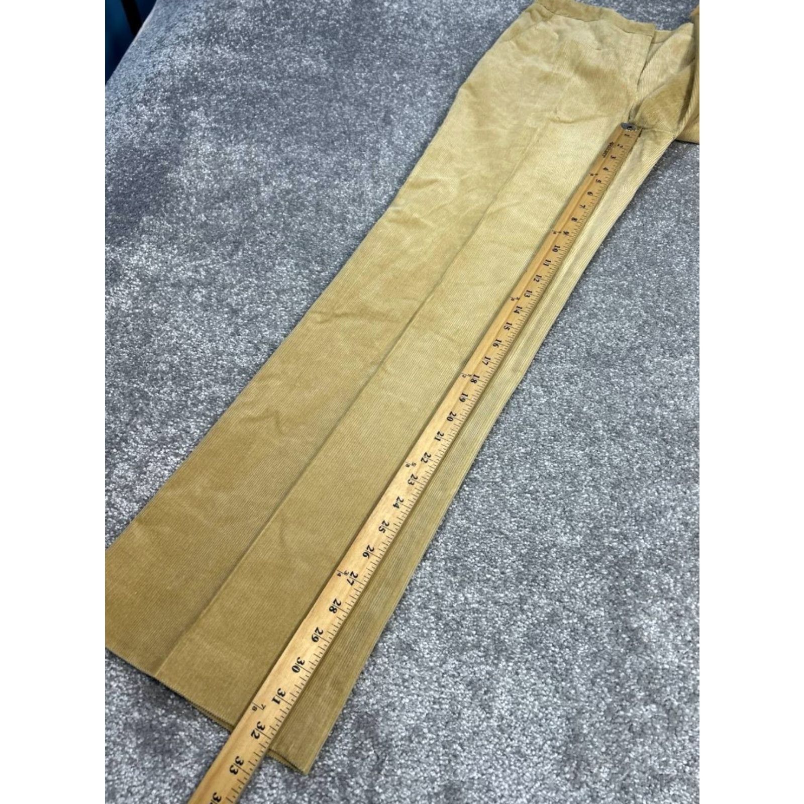 Brooks Brothers Brooks Brothers Corduroy Pants Womens 4 Beige Mid Rise Stretch Wide-Leg Casual Pants Beige Women 4 Brooks Brothers Wide-Leg Corduroy Pants 4 Beige Size 27" / US 4 / IT 40 - 7 Thumbnail