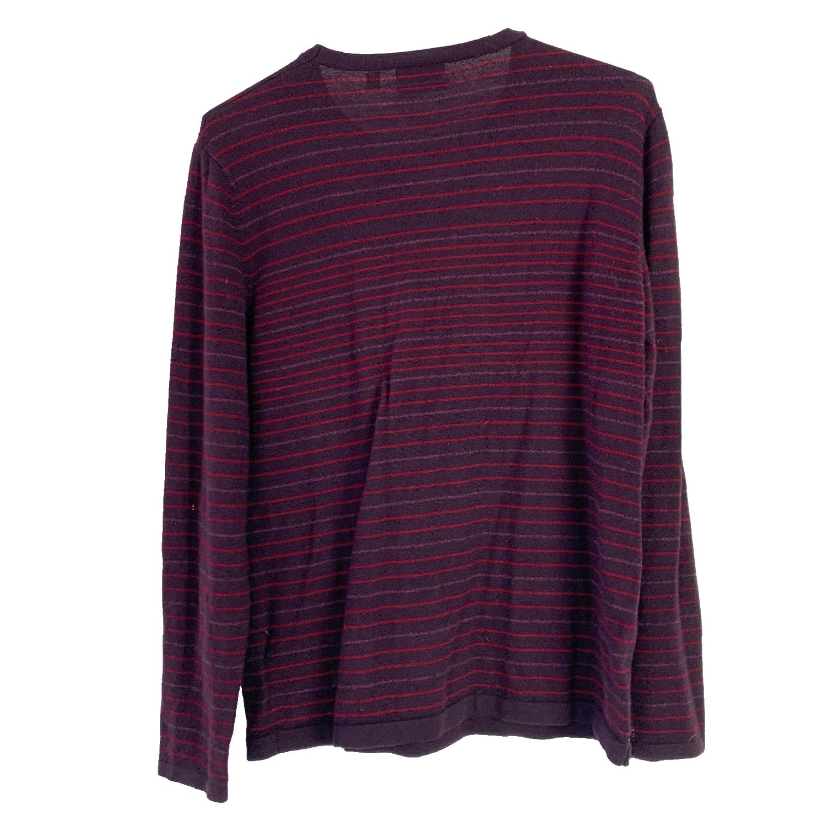 Calvin Klein Calvin Klein Purple Wool Blend Italian Yarn Striped Crew Neck Sweater Mens Large Size US L / EU 52-54 / 3 - 4 Thumbnail