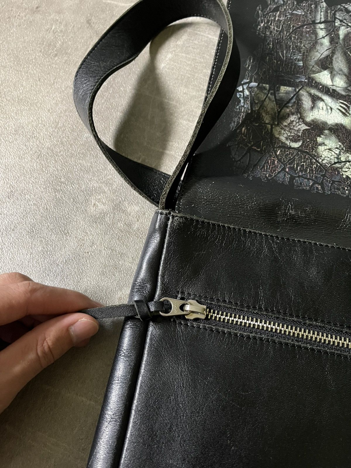 Jean Paul Gaultier Jean Paul Gaultier 1999 Angel shoulder bag leather black Size ONE SIZE - 14 Thumbnail