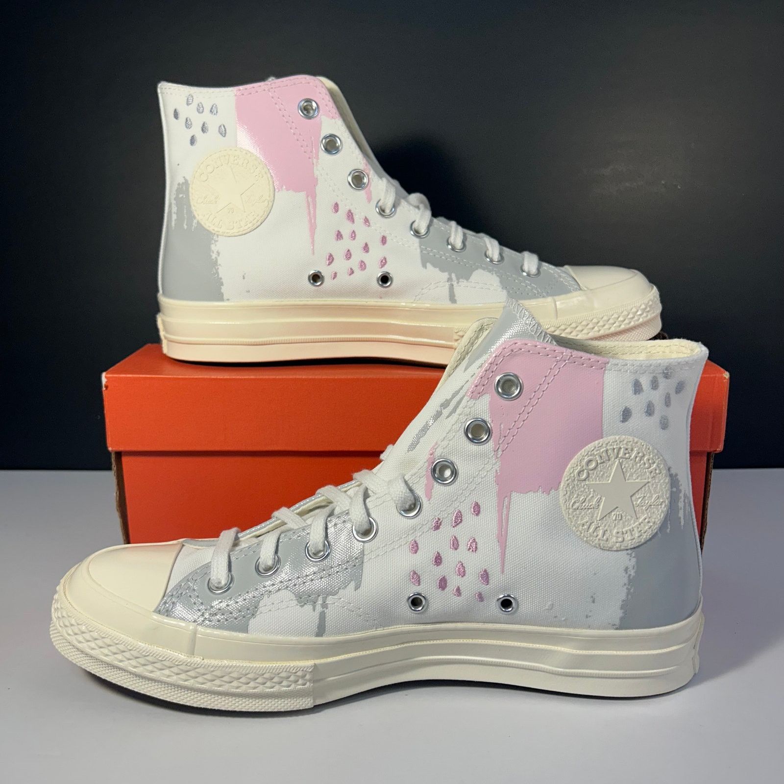 Converse Converse Chuck 70 Hi Abstract Print Sneakers W 10.5 A04214C Size US 10.5 / IT 40.5 - 1 Thumbnail