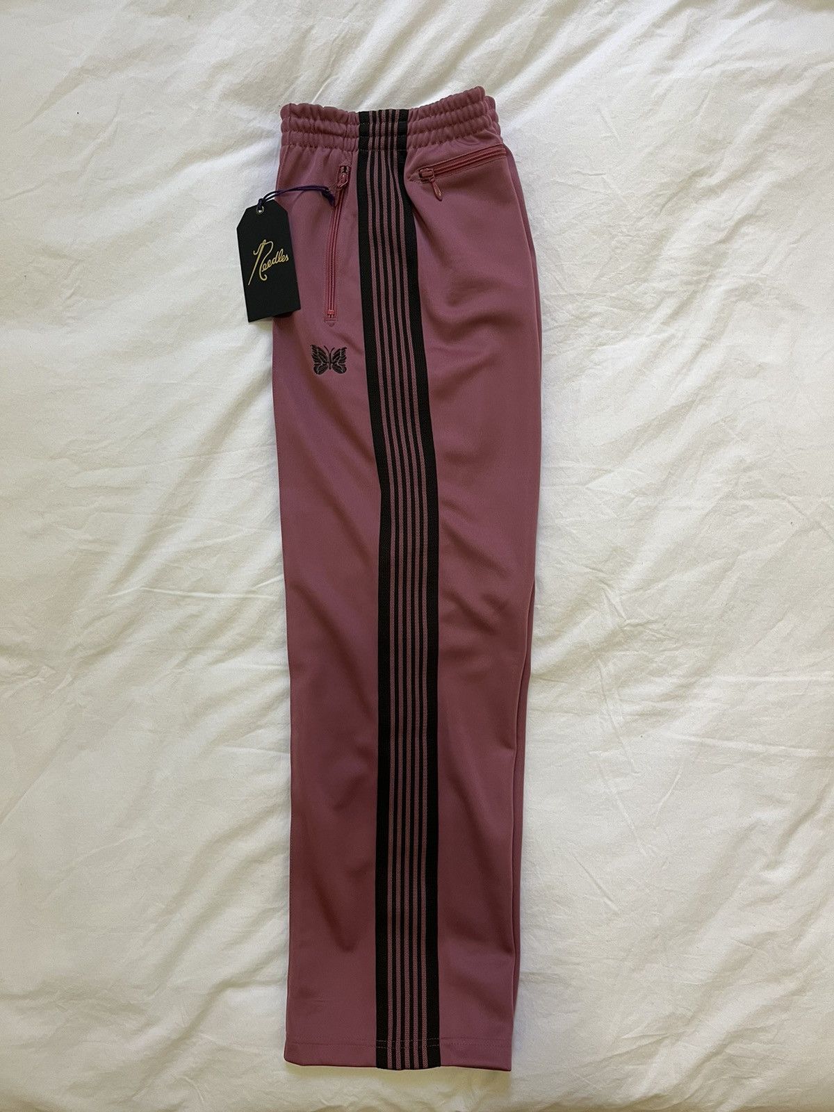 Needles Needles Track Pants Pink Straight Cut Size US 31 - 6 Thumbnail