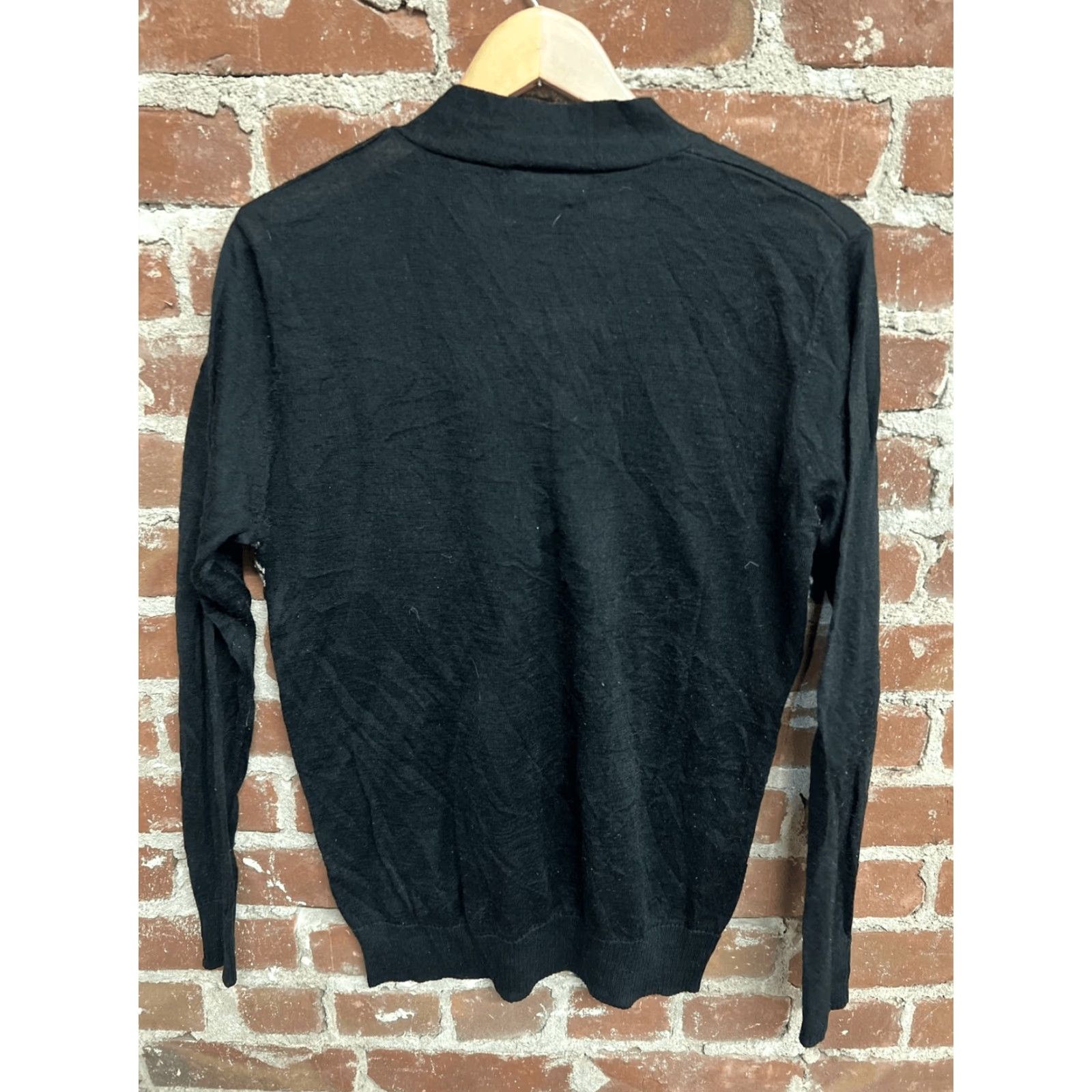 Zara Zara Man Sport Classic Wool Blend Cardigan XL Black Mens Sweater Long Sleeve Knitted Knit Regular Cardigan Classic Modern Size US XL / EU 56 / 4 - 3 Thumbnail