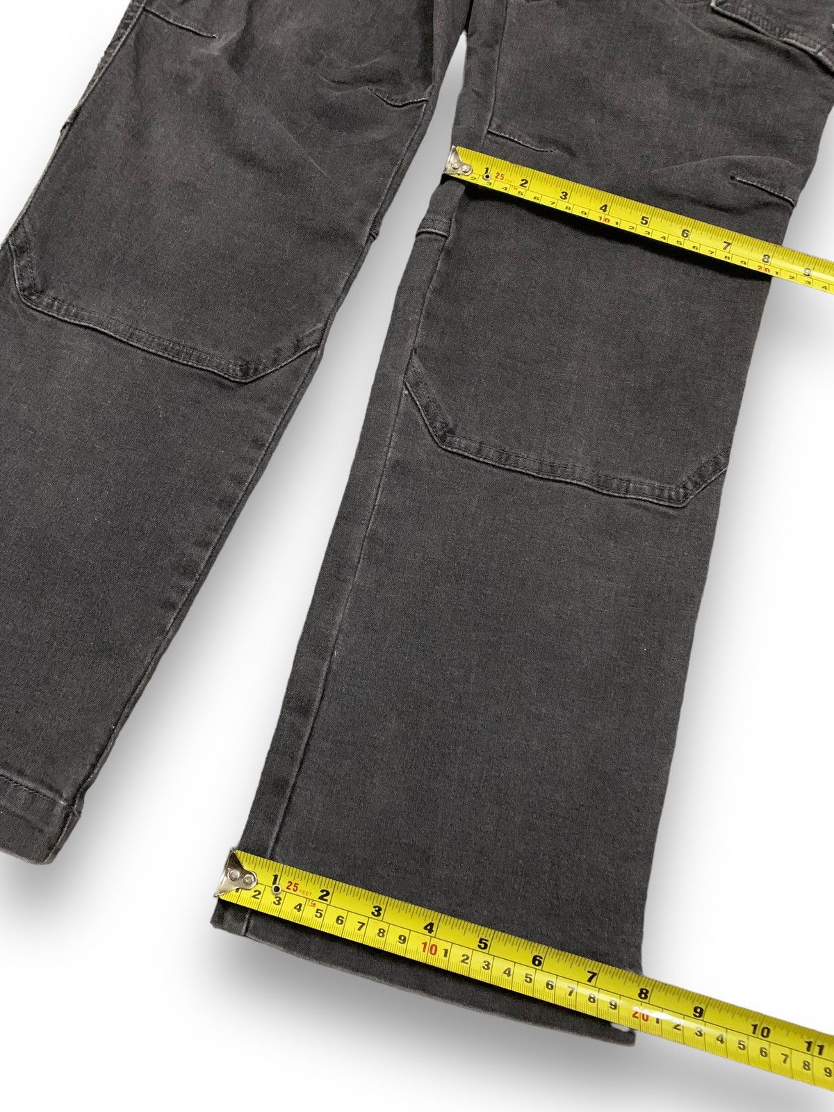POST ARCHIVE FACTION (PAF) Vintage Japanese Brand Double Knee Style Utility Cargo Jeans Size US 33 - 15 Thumbnail