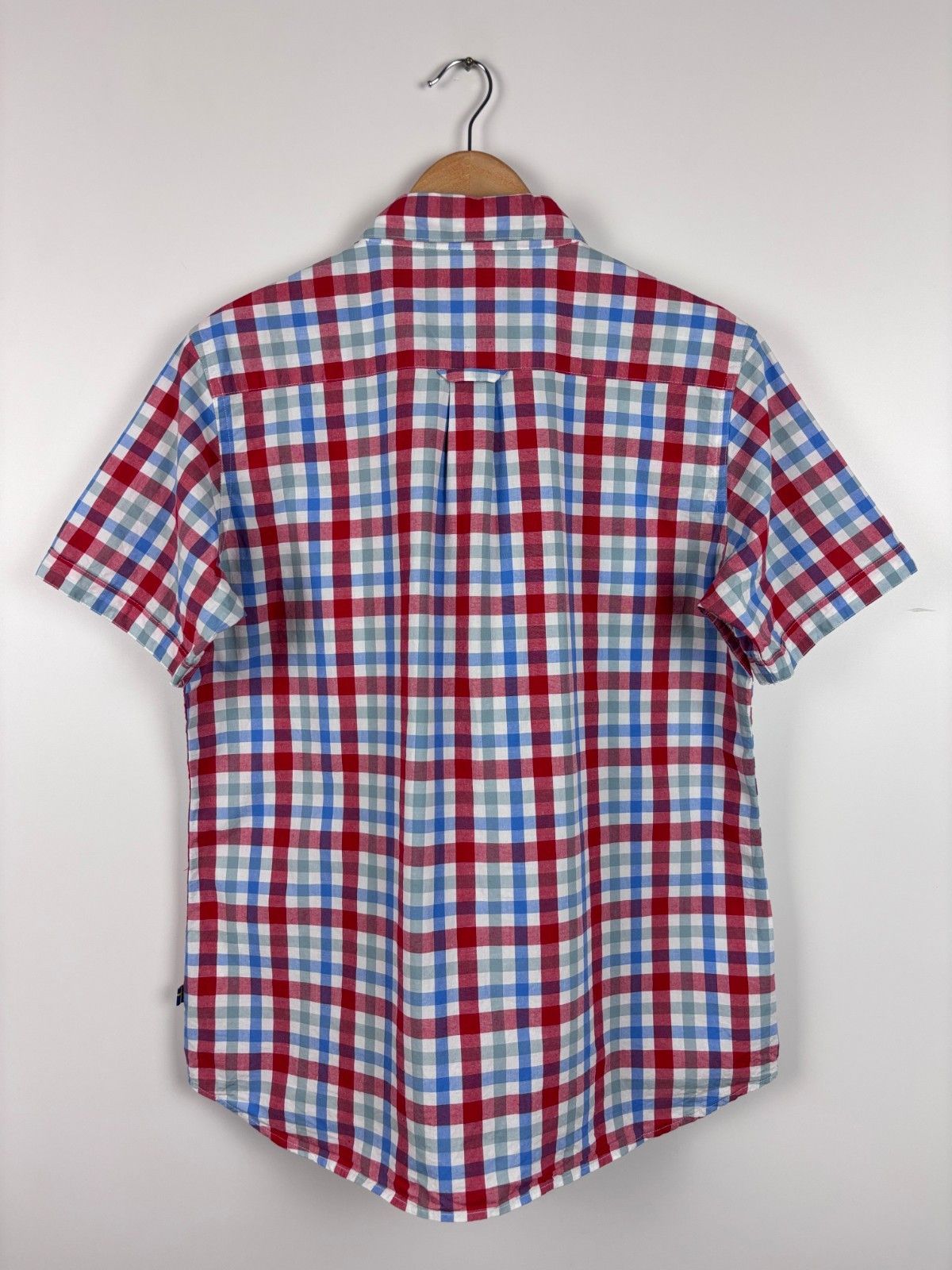 Fjallraven Fjallraven Ovik Short Sleeve Check Shirt Regular Red Blue L Size L / US 10 / IT 46 - 6 Thumbnail