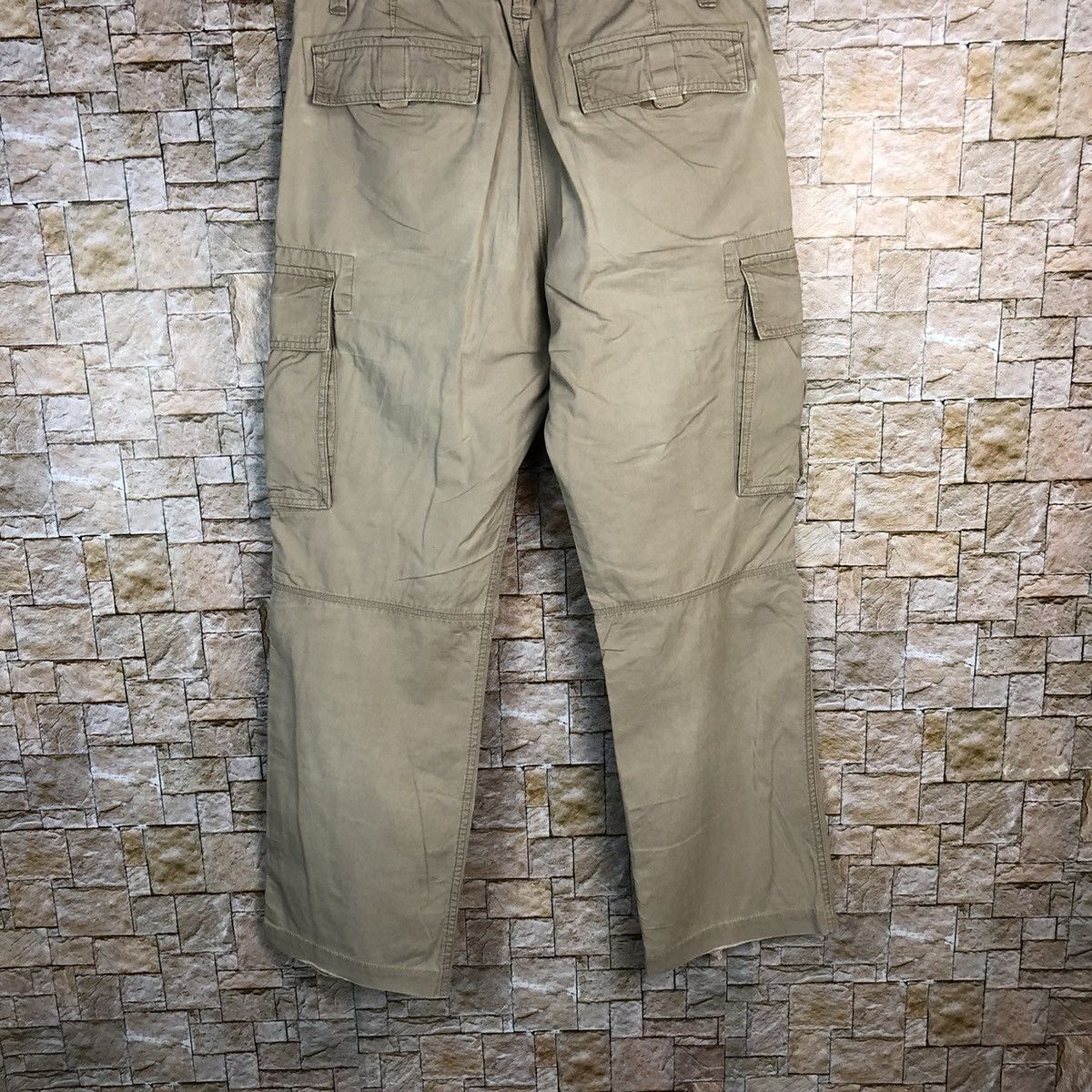 Japanese Brand Top Valu Brown Cargo Multipocket Pants #A719 Size US 32 / EU 48 - 17 Thumbnail