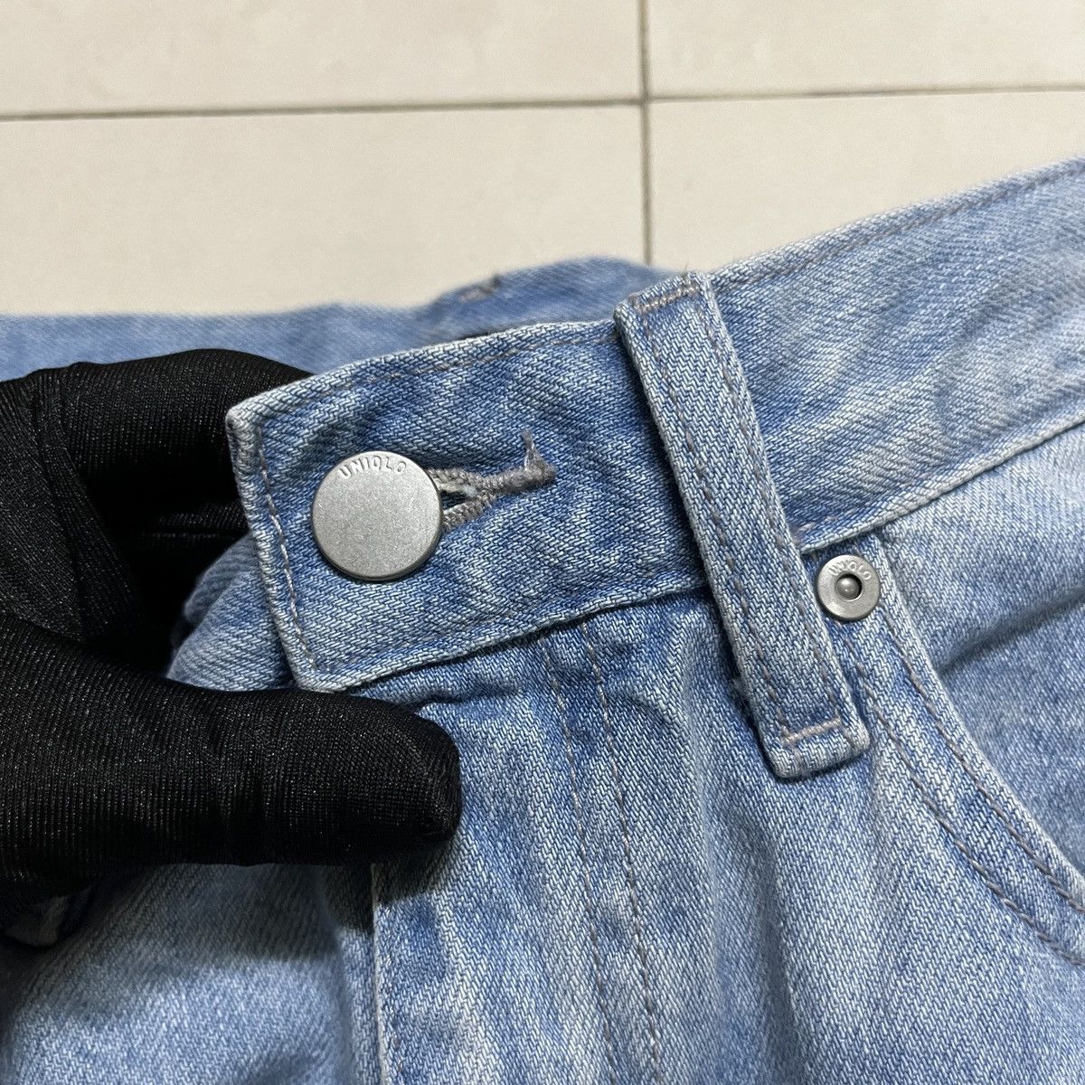 Japanese Brand × Jean × Uniqlo Uniqlo Wide/Baggy Jeans Size 26" / US 2 / IT 38 - 5 Thumbnail