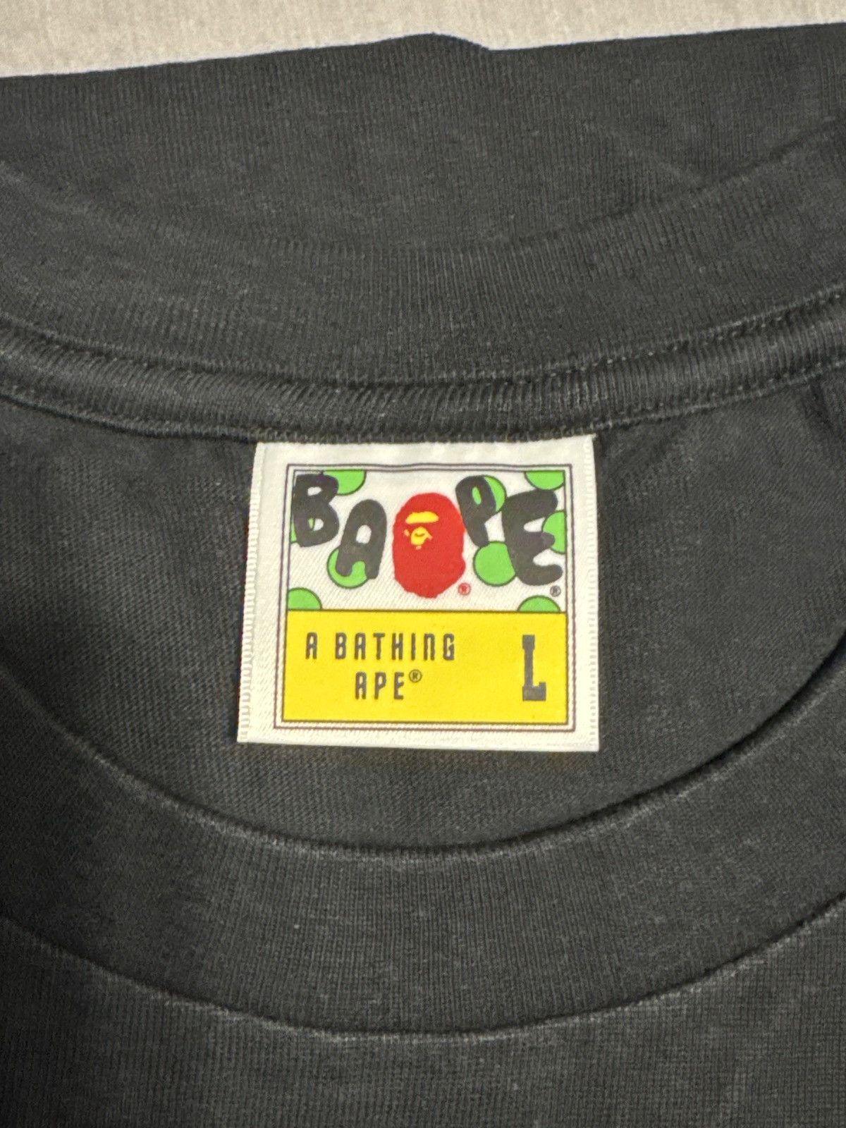 Bape Neon Side Big Ape Head Tee Size US L / EU 52-54 / 3 - 3 Thumbnail