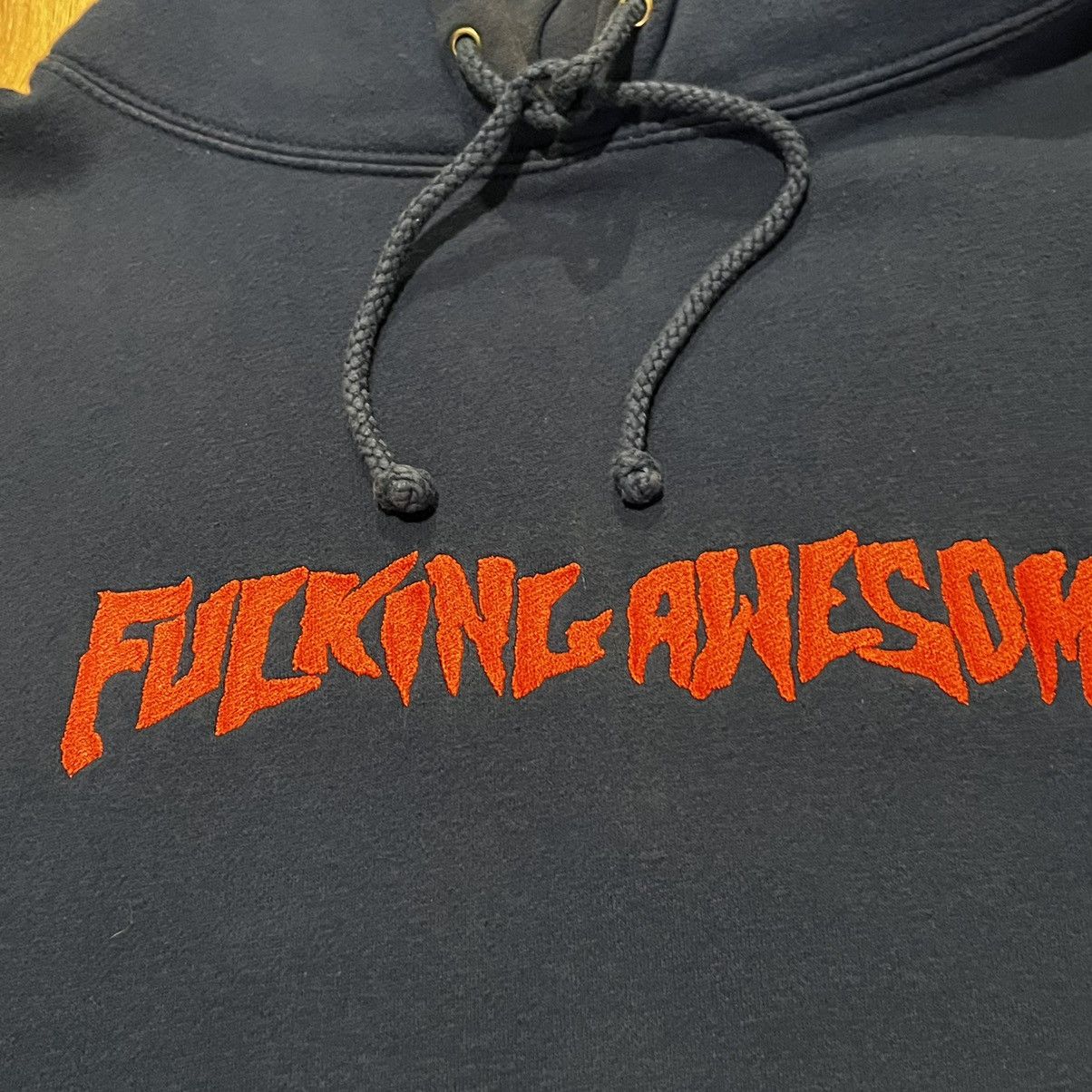 Fucking Awesome Fucking Awesome Og Logo hoodie Orange on blue Size US L / EU 52-54 / 3 - 15 Thumbnail