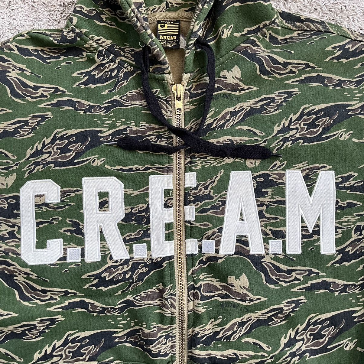 Wu-Tang Clan 🔴Wu-Tang Sweater Size Medium WuTang CREAM Camo Hoodie Zipper Size US M / EU 48-50 / 2 - 3 Thumbnail