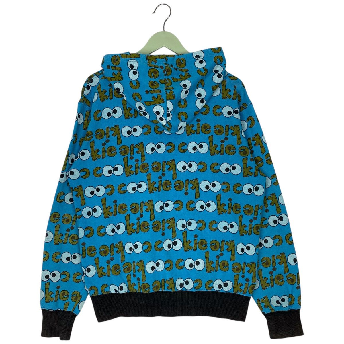 Vintage Vintage Cookie Monster Full Zip Hoodie Sweater Blue Size M Size M / US 6-8 / IT 42-44 - 7 Thumbnail